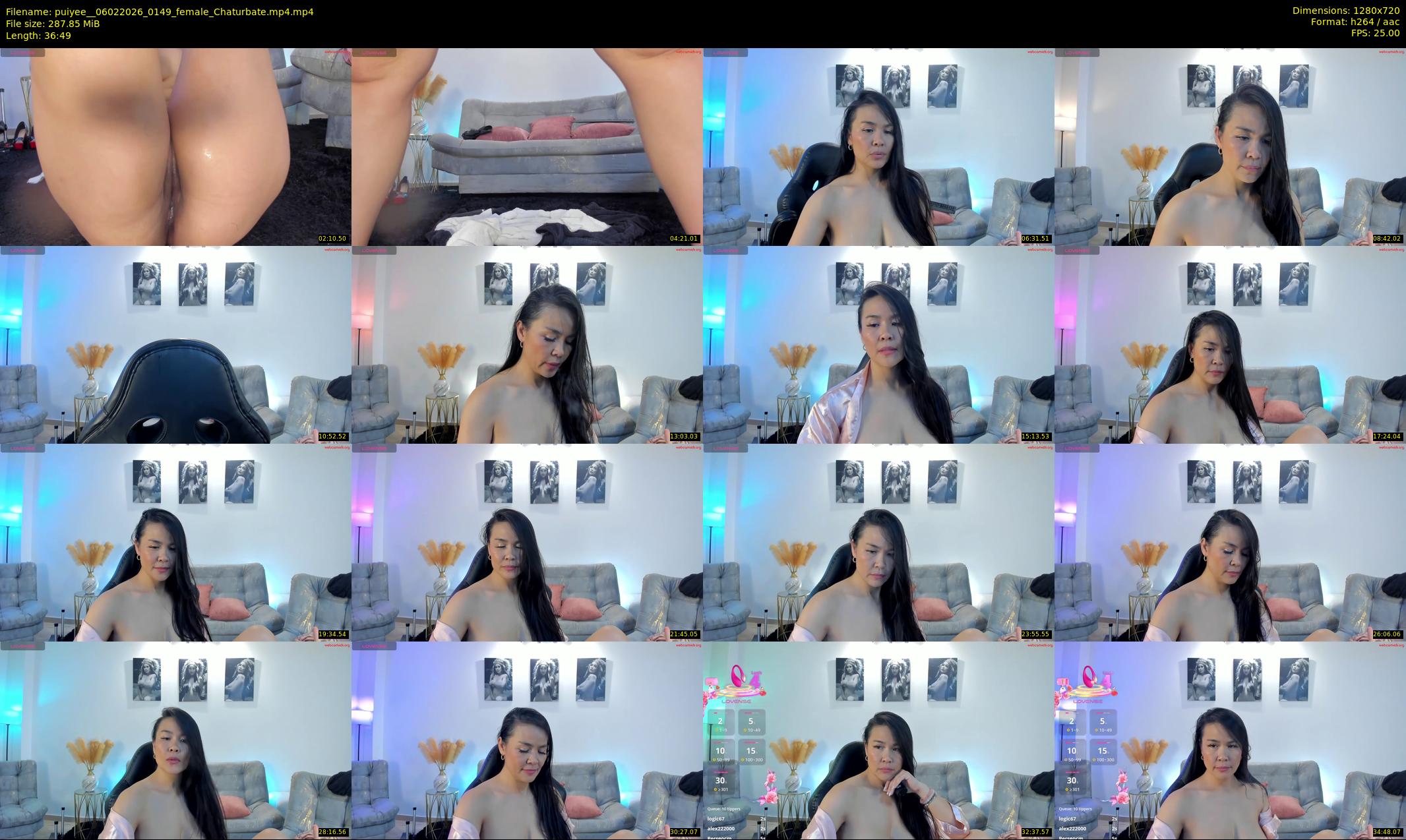 puiyee_ — 37 minute Chaturbate female cam show recording, 720p, Feb 6, 2026
