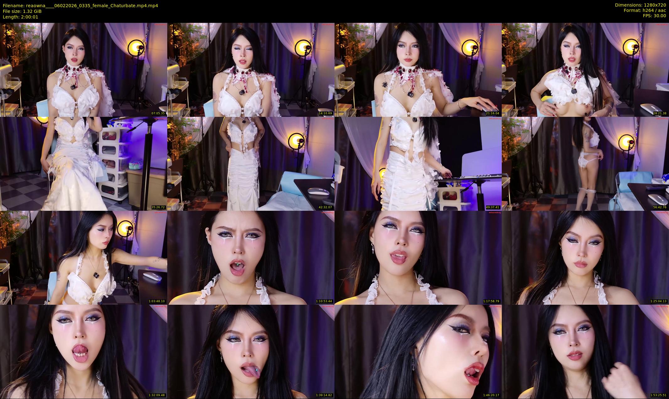 reaowna___ — 121 minute Chaturbate female cam show recording, 720p, Feb 6, 2026