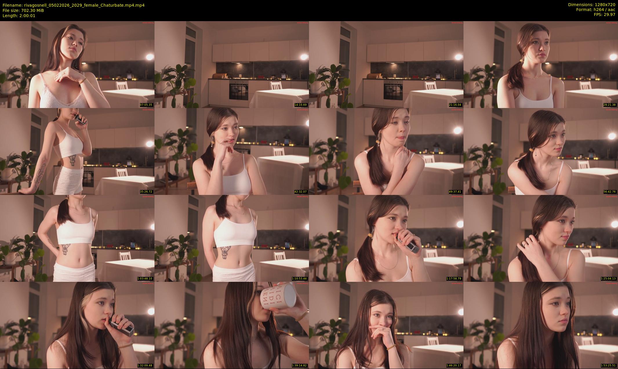 rivagosnell — 121 minute Chaturbate female cam show recording, 720p, Feb 5, 2026
