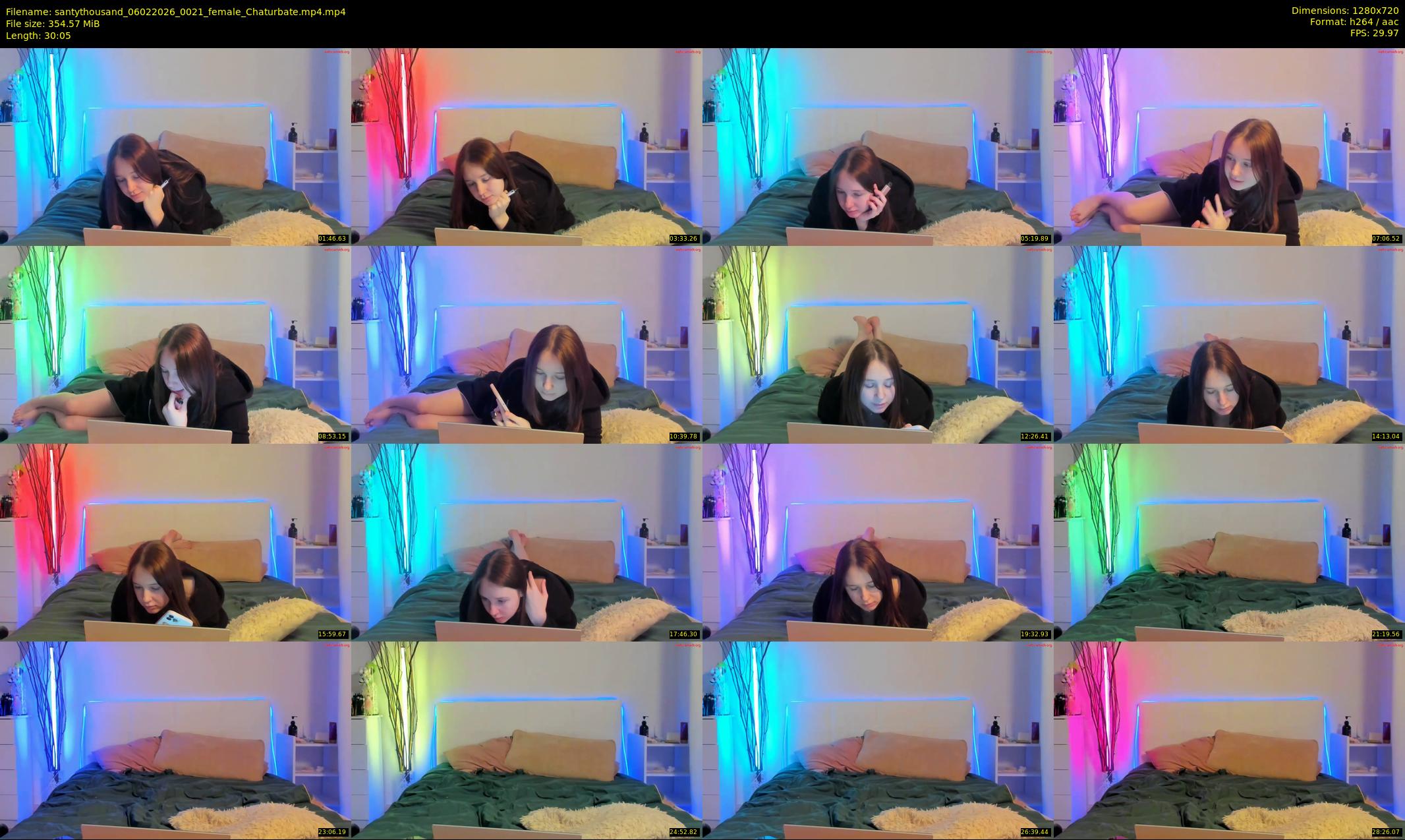 santythousand — 31 minute Chaturbate couple cam show recording, 720p, Feb 6, 2026