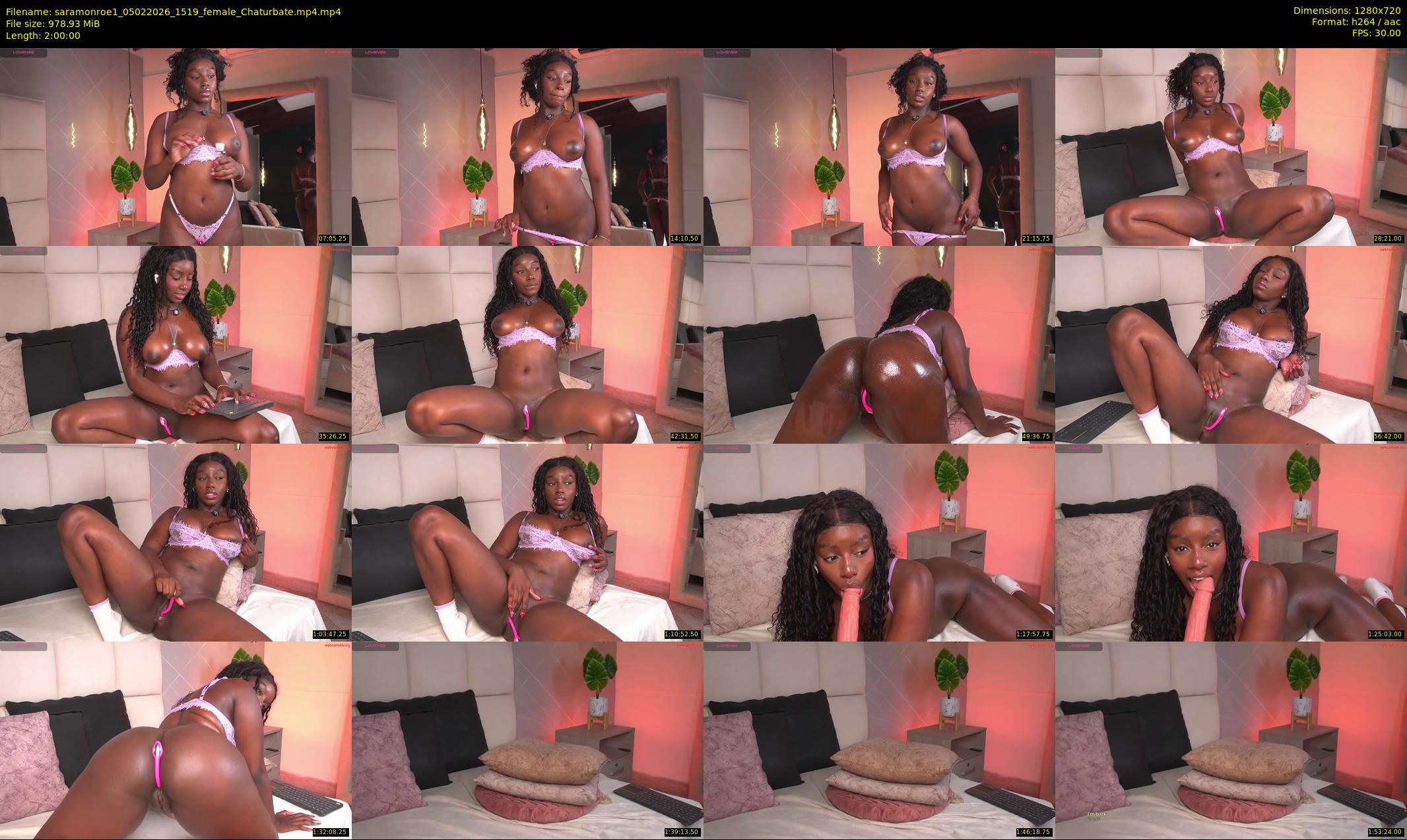 saramonroe1 — 120 minute Chaturbate female cam show recording, 720p, Feb 5, 2026