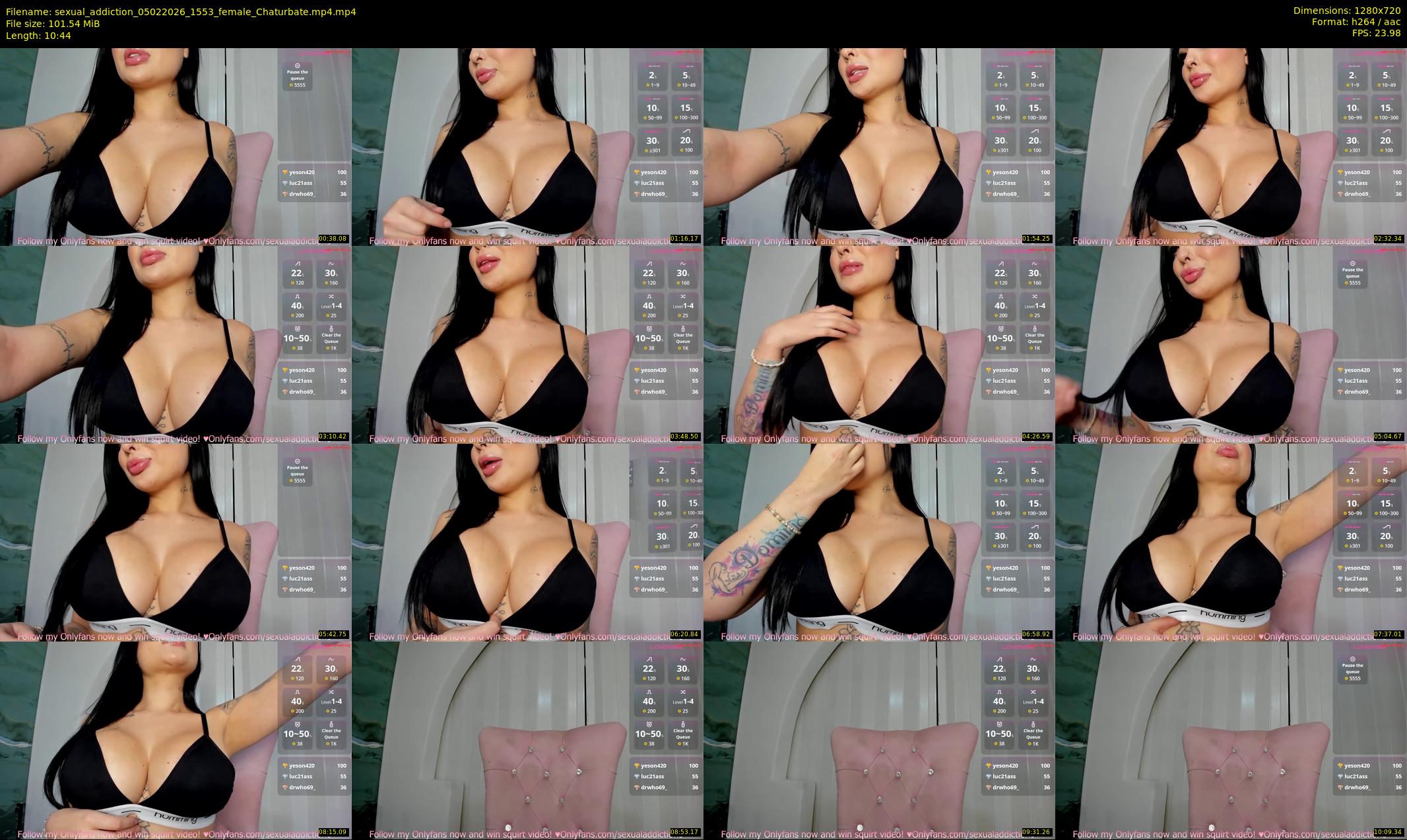 sexual_addiction — 11 minute Chaturbate couple cam show recording, 720p, Feb 5, 2026