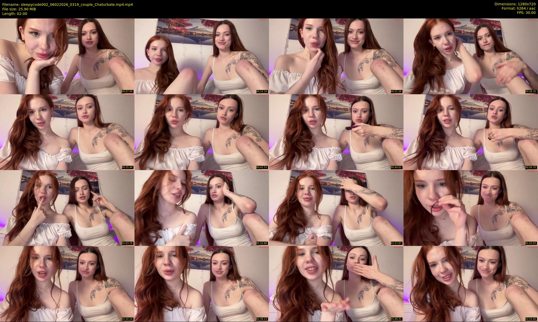 sleepycode002 — 2 minute Chaturbate female cam show recording, 720p, Feb 6, 2026