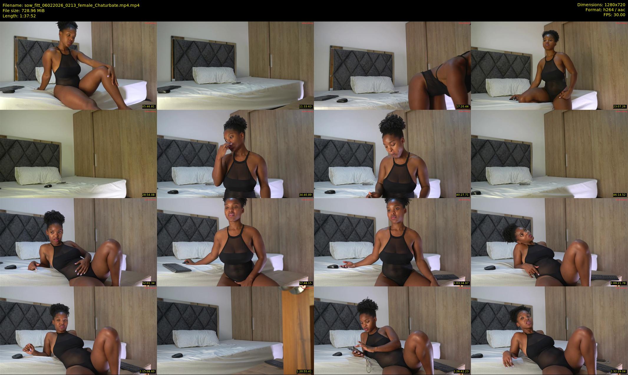 sow_fitt — 98 minute Chaturbate female cam show recording, 720p, Feb 6, 2026