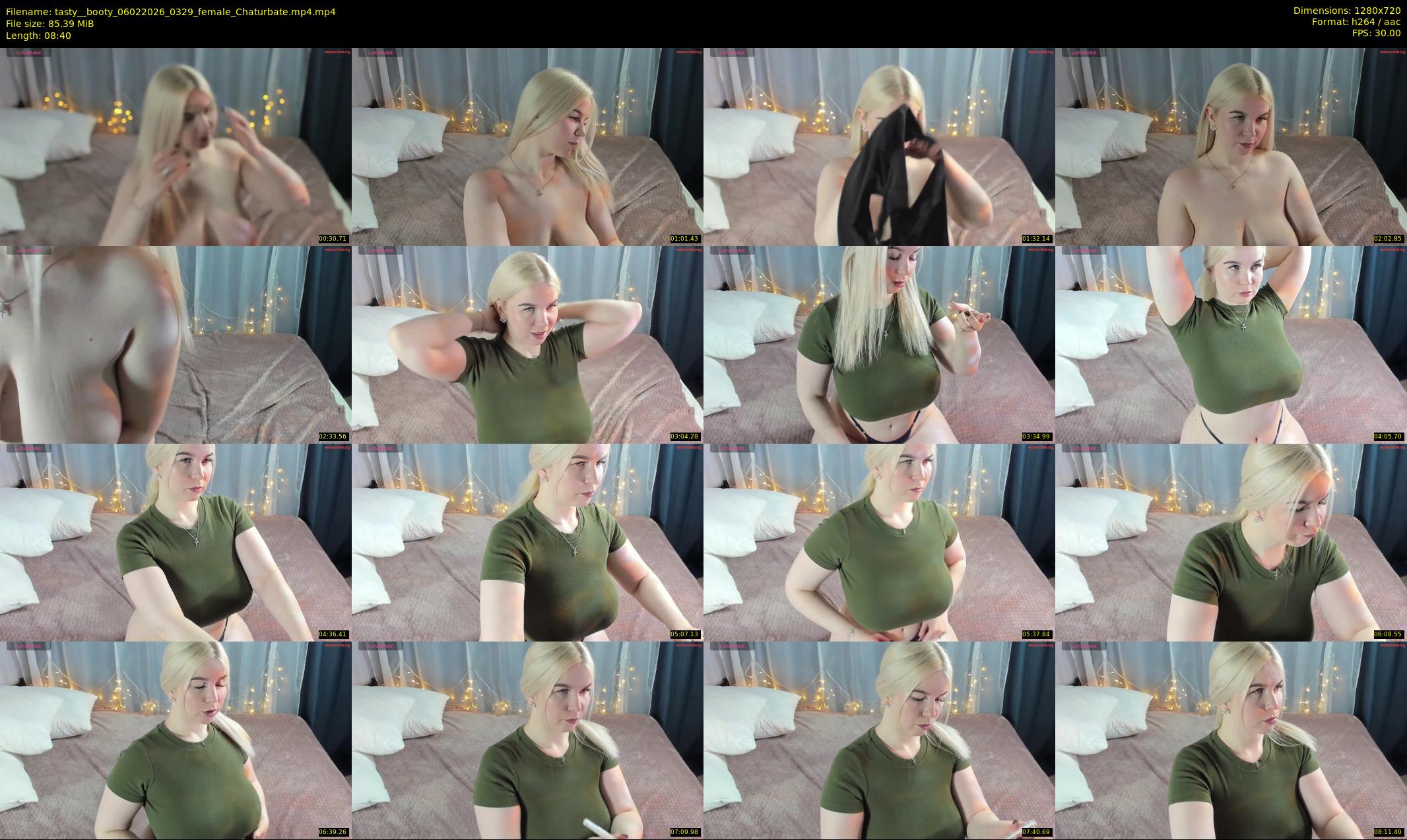 tasty__booty — 9 minute Chaturbate female cam show recording, 720p, Feb 6, 2026
