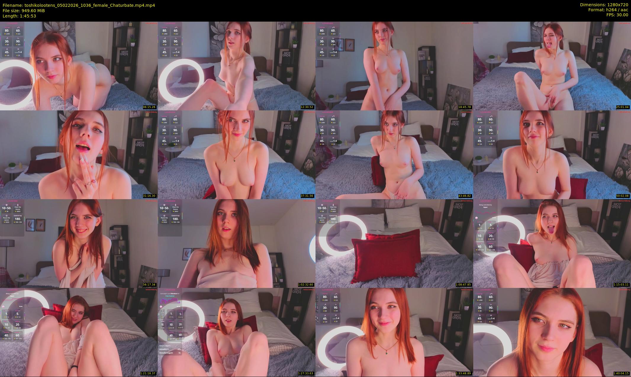 toshikolootens — 106 minute Chaturbate female cam show recording, 720p, Feb 5, 2026