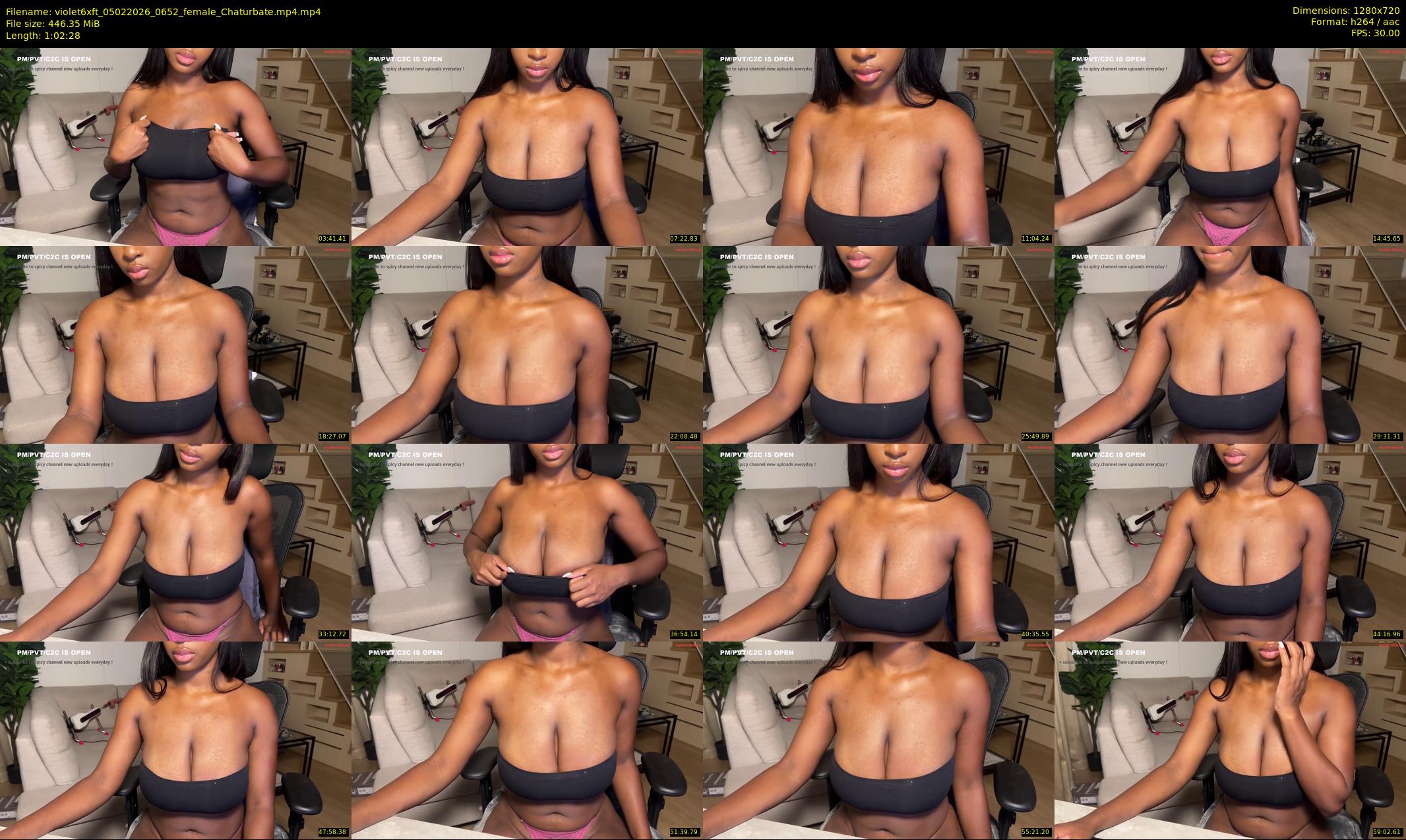 violet6xft — 63 minute Chaturbate female cam show recording, 720p, Feb 5, 2026