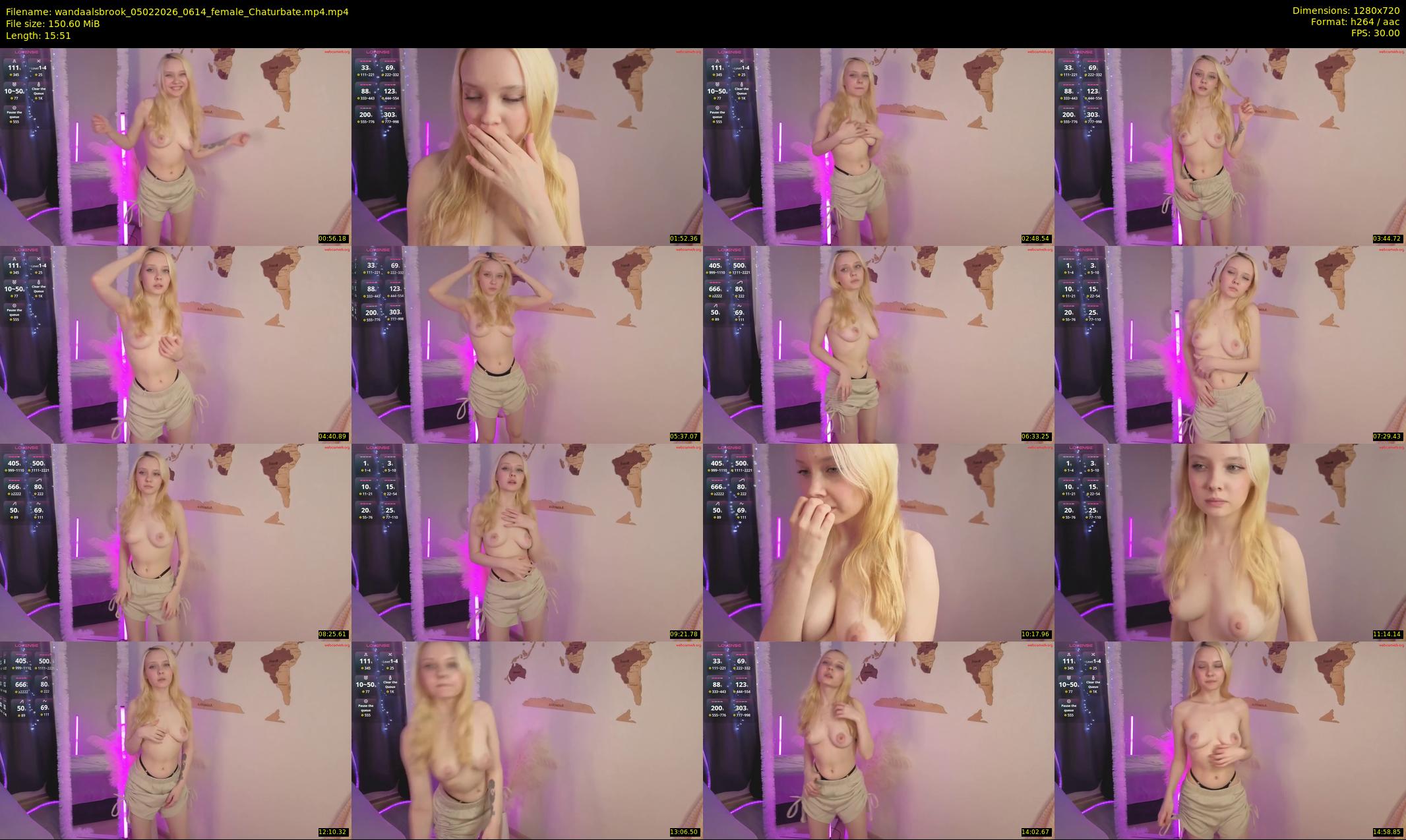 wandaalsbrook — 16 minute Chaturbate female cam show recording, 720p, Feb 5, 2026