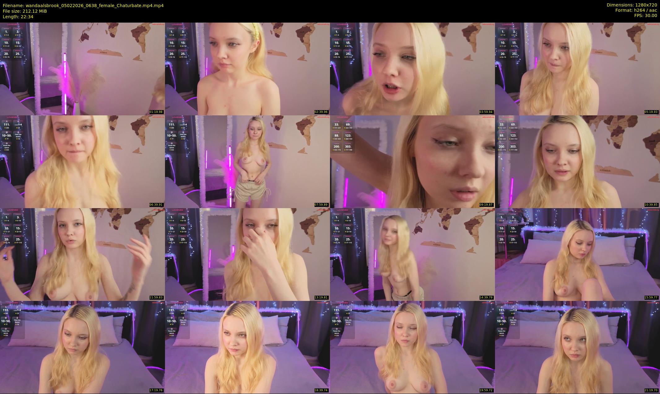 wandaalsbrook — 23 minute Chaturbate female cam show recording, 720p, Feb 5, 2026