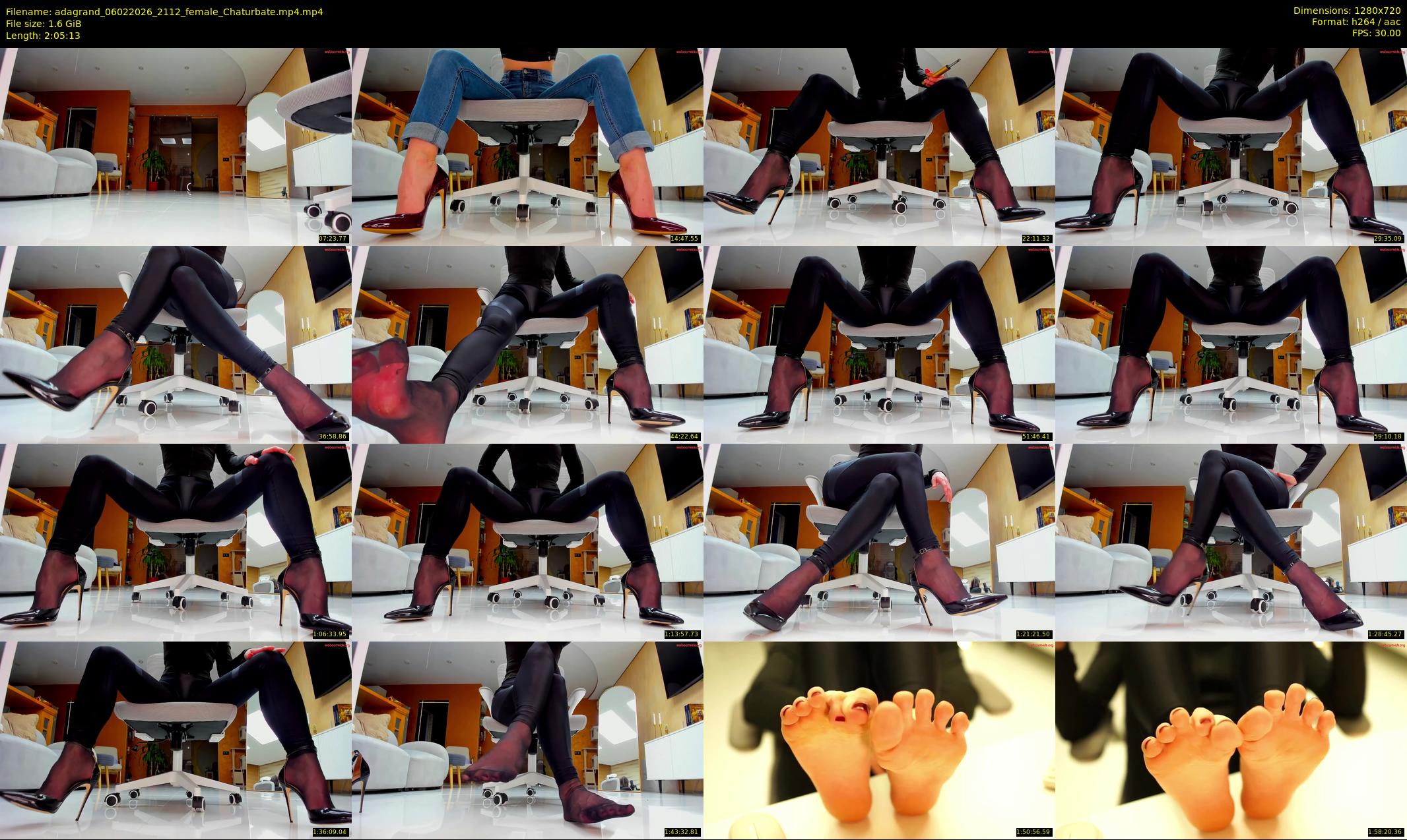 adagrand — 126 minute Chaturbate female cam show recording, 720p, Feb 6, 2026