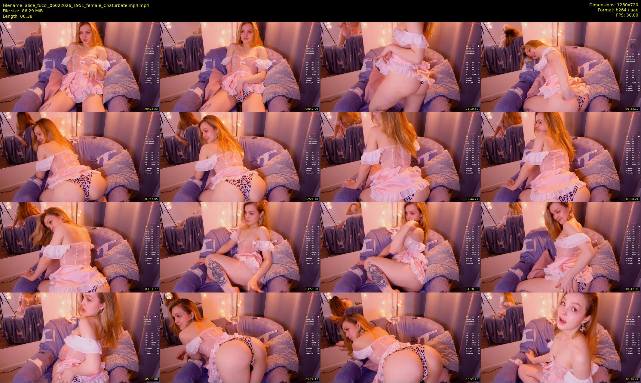 alice_tucci — 7 minute Chaturbate female cam show recording, 720p, Feb 6, 2026