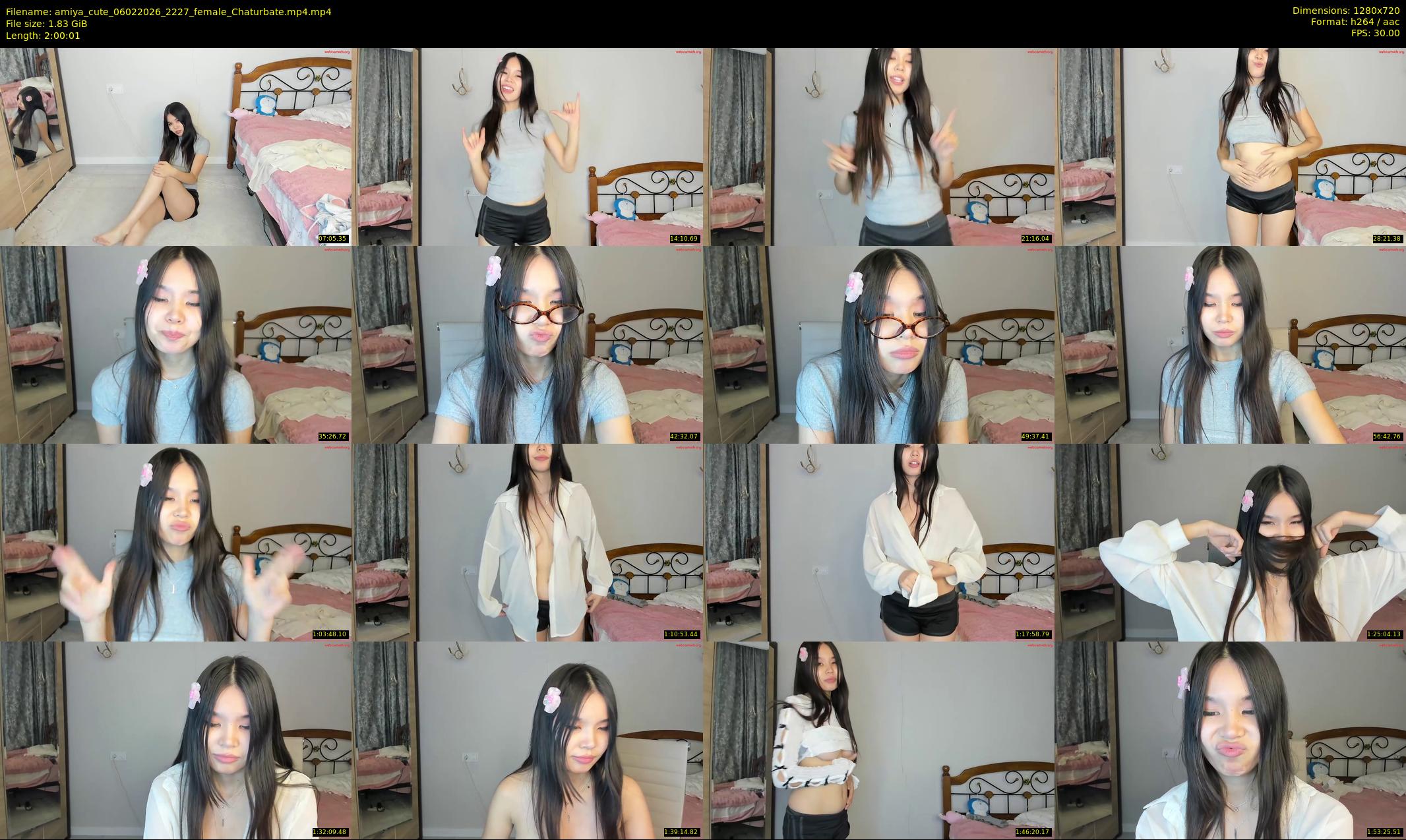 amiya_cute — 121 minute Chaturbate female cam show recording, 720p, Feb 6, 2026