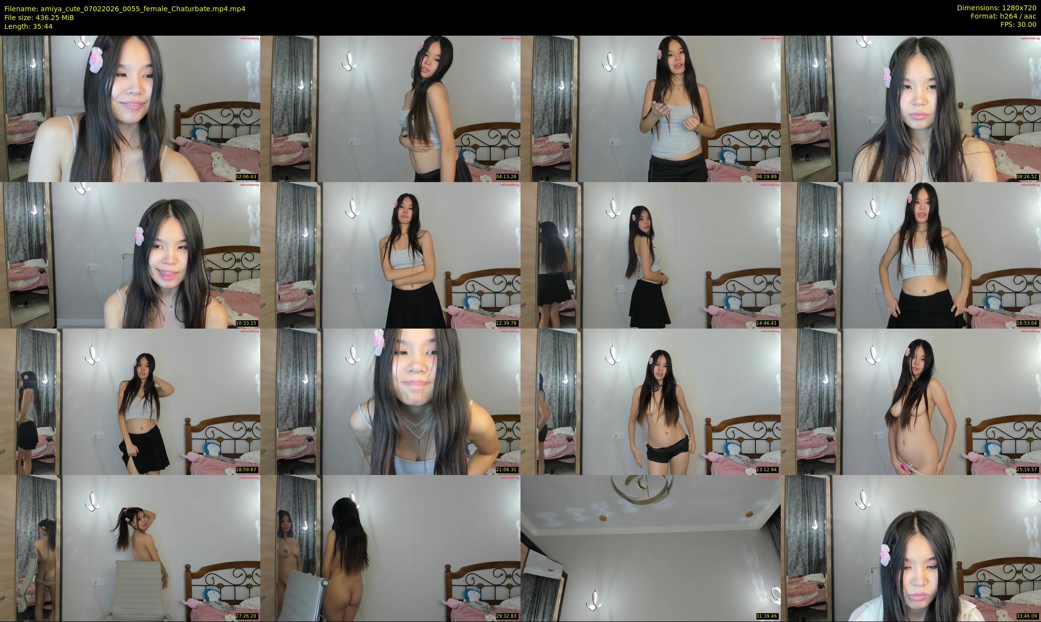 amiya_cute — 36 minute Chaturbate female cam show recording, 720p, Feb 7, 2026
