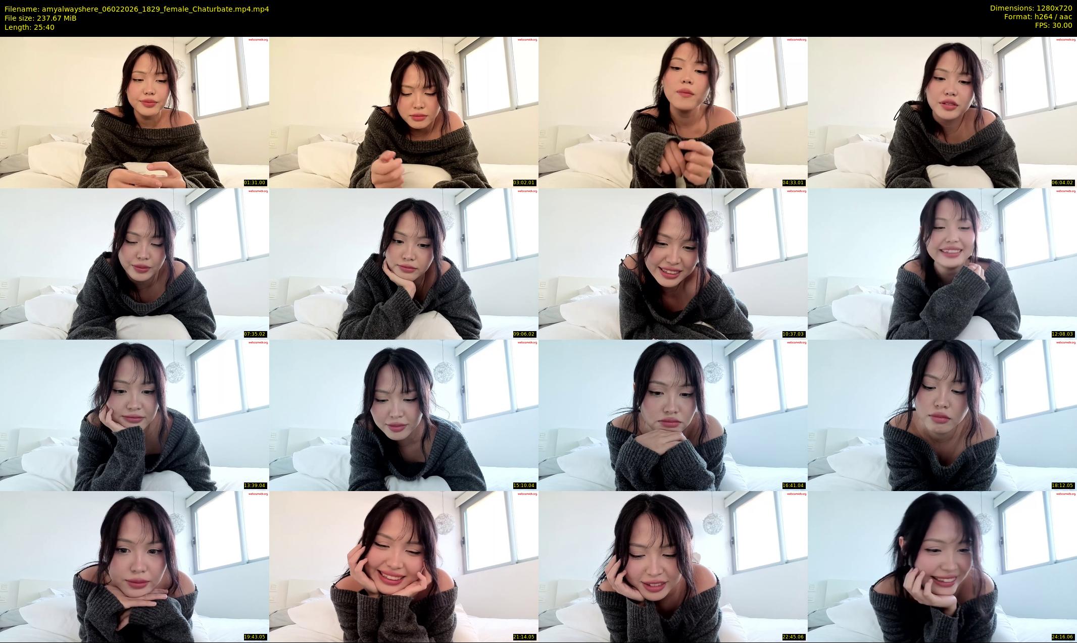 amyalwayshere — 26 minute Chaturbate female cam show recording, 720p, Feb 6, 2026