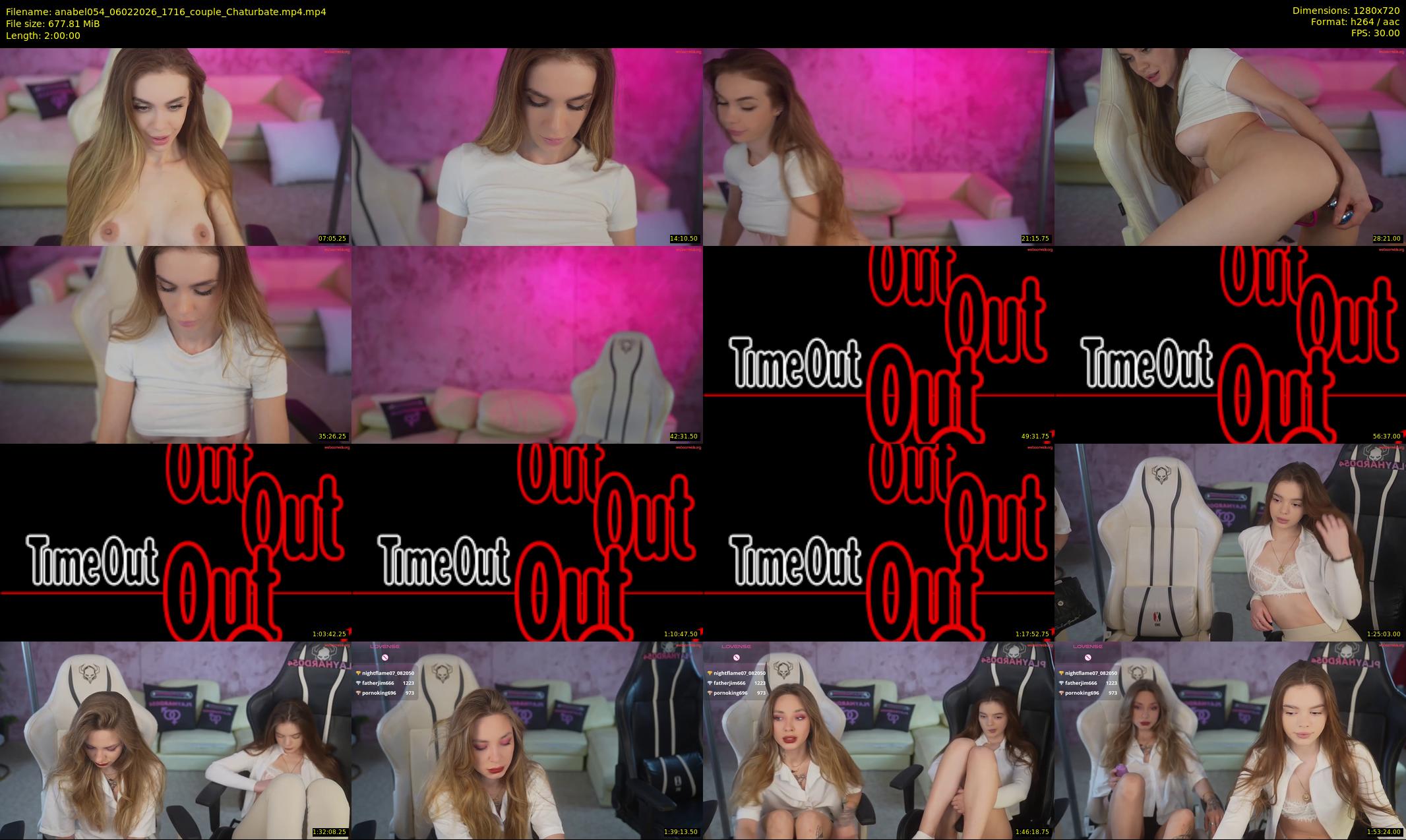 anabel054 — 120 minute Chaturbate female cam show recording, 720p, Feb 6, 2026