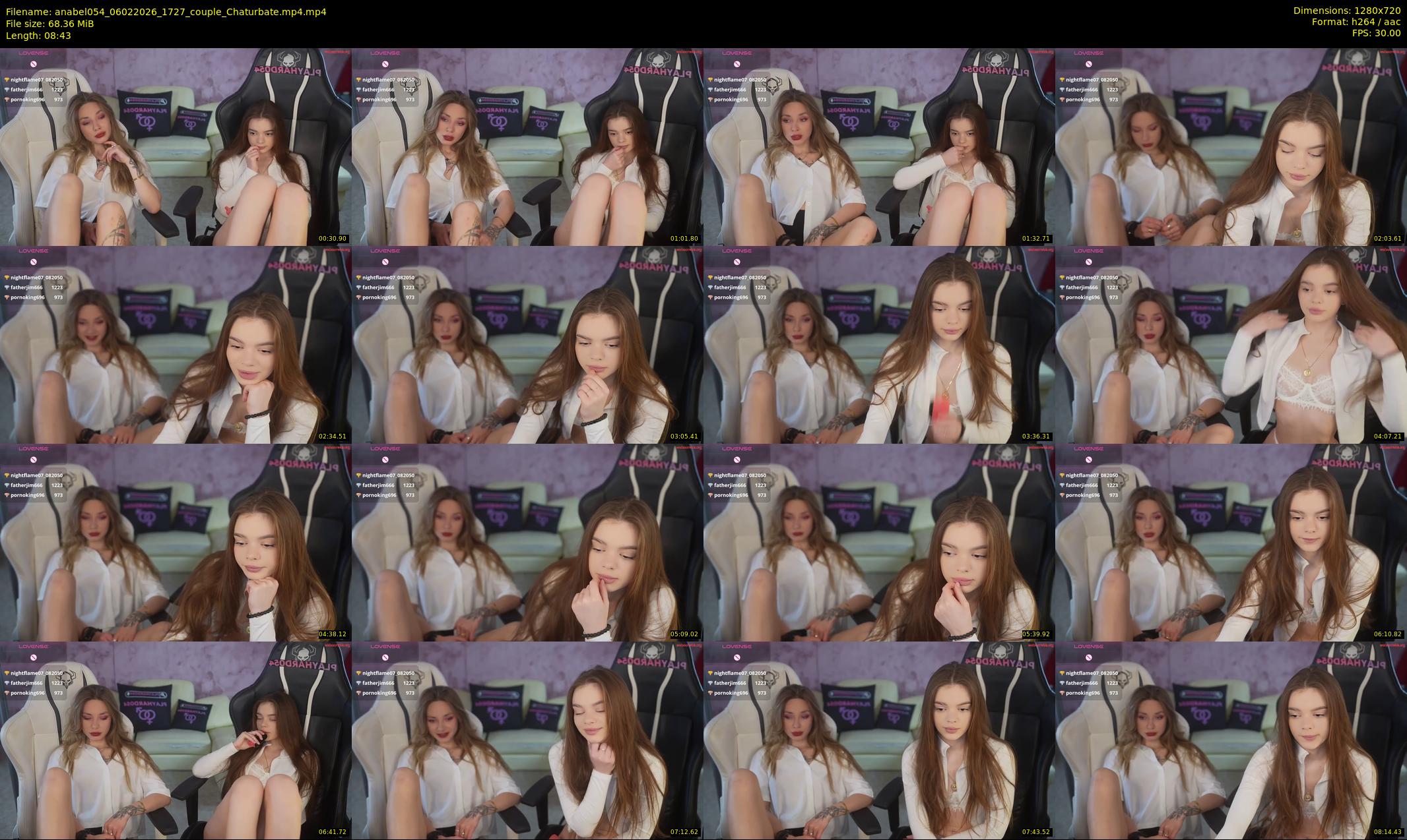anabel054 — 9 minute Chaturbate female cam show recording, 720p, Feb 6, 2026
