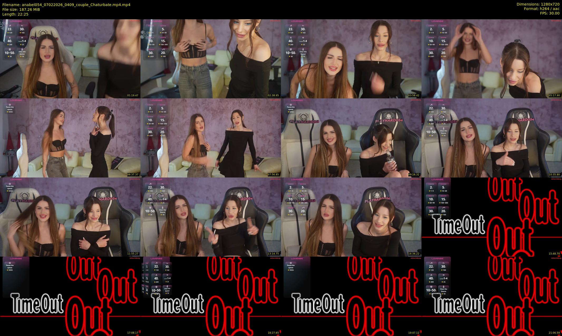 anabel054 — 23 minute Chaturbate female cam show recording, 720p, Feb 7, 2026