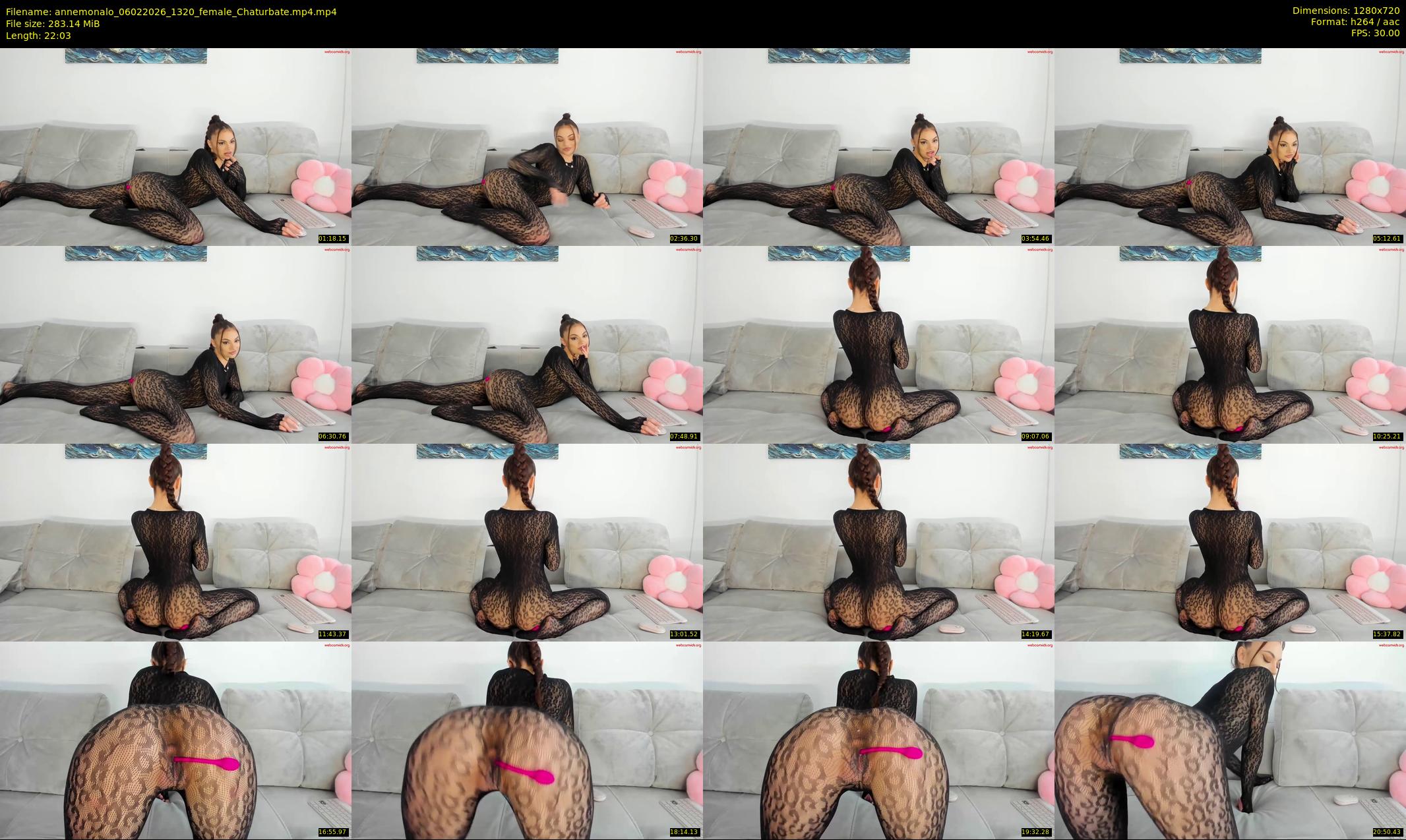 annemonalo — 23 minute Chaturbate female cam show recording, 720p, Feb 6, 2026