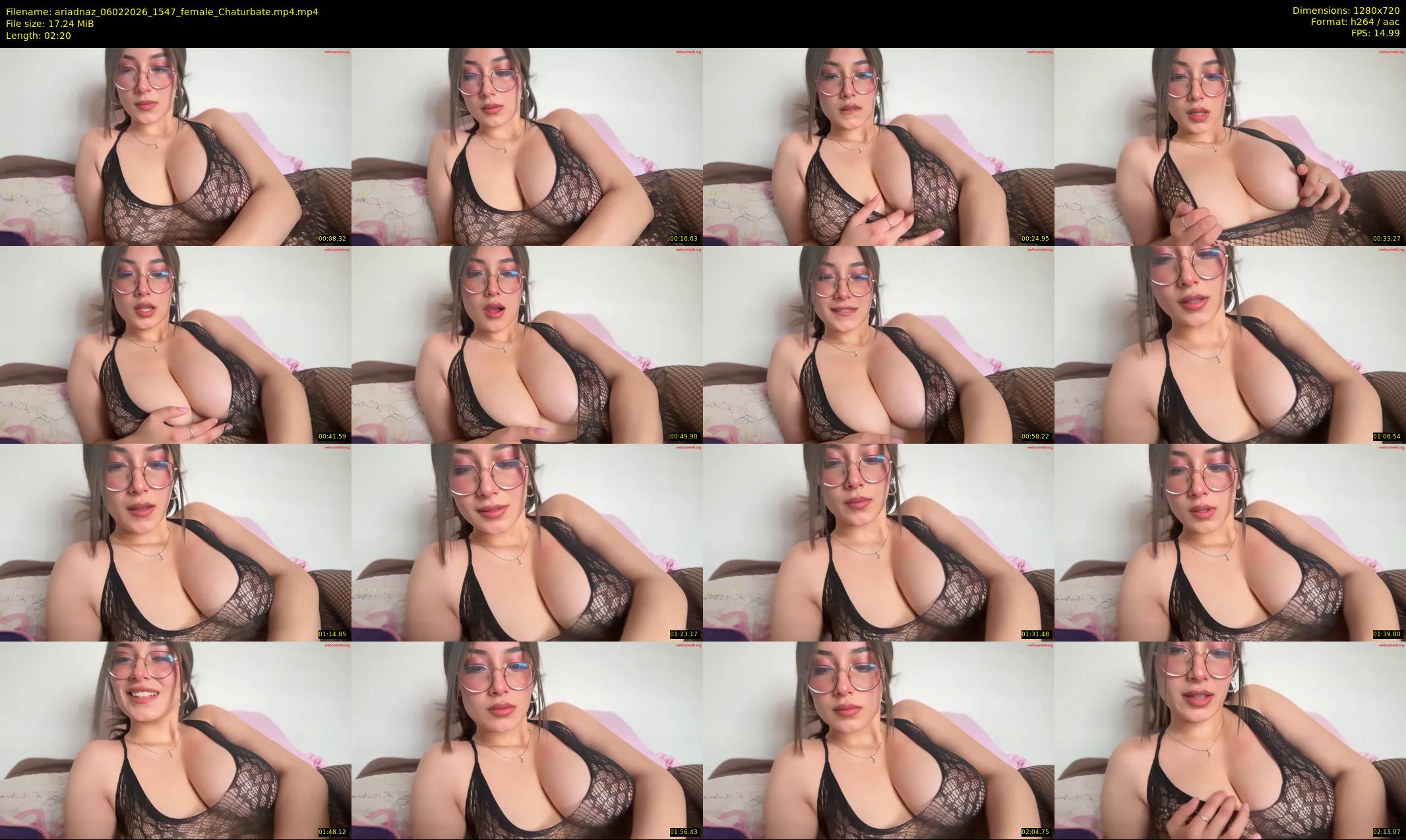 ariadnaz — 3 minute Chaturbate female cam show recording, 720p, Feb 6, 2026