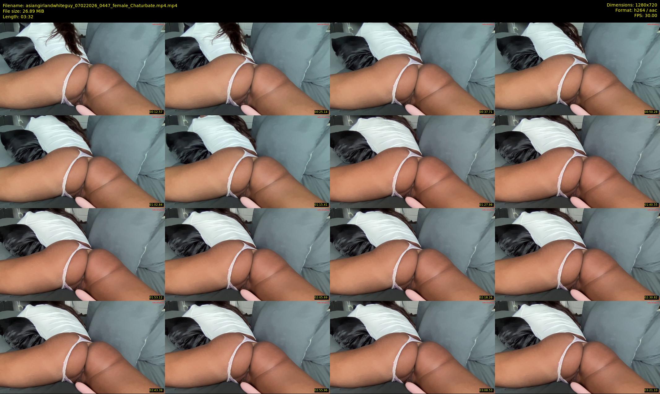 asiangirlandwhiteguy — 4 minute Chaturbate couple cam show recording, 720p, Feb 7, 2026