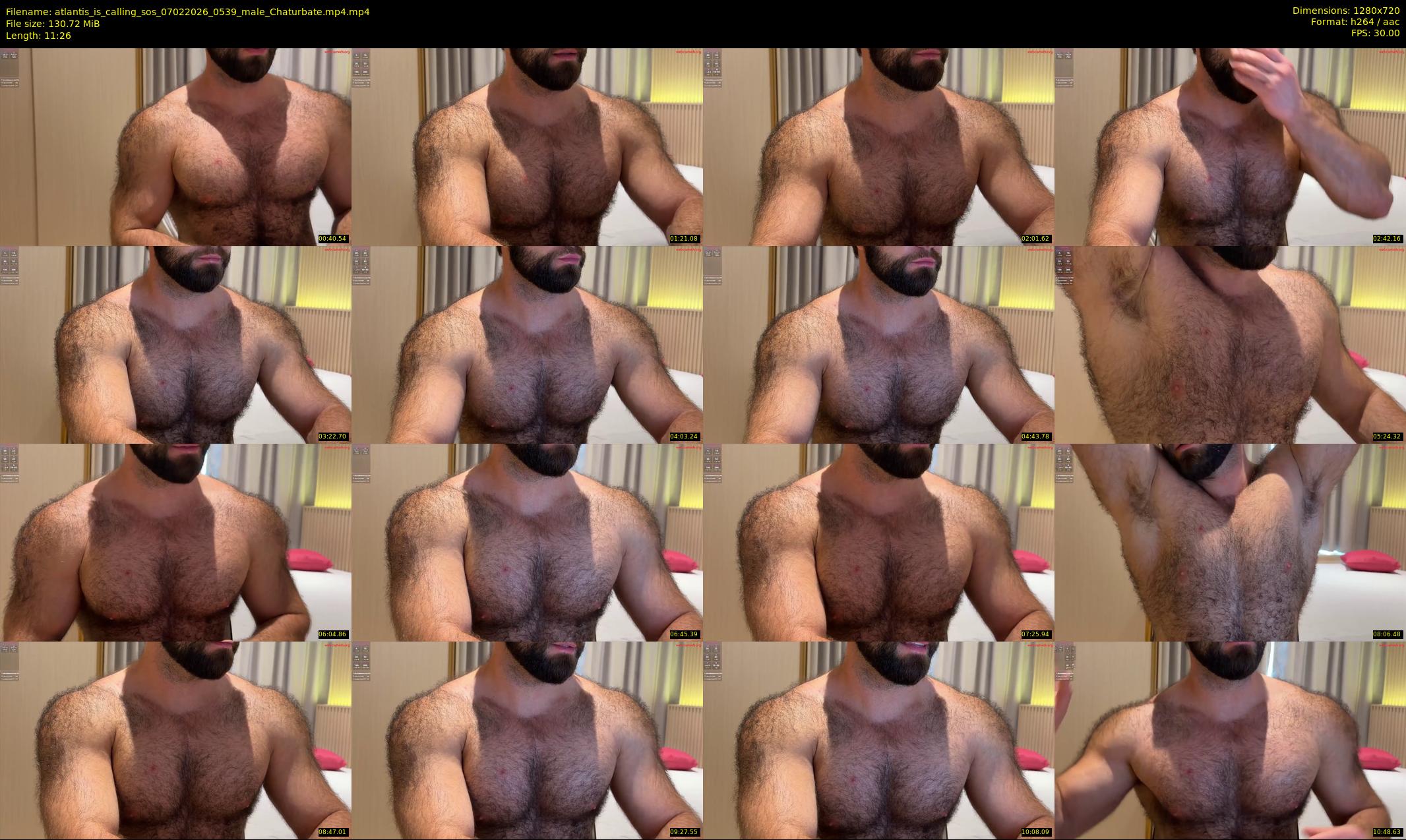 atlantis_is_calling_sos — 12 minute Chaturbate male cam show recording, 720p, Feb 7, 2026