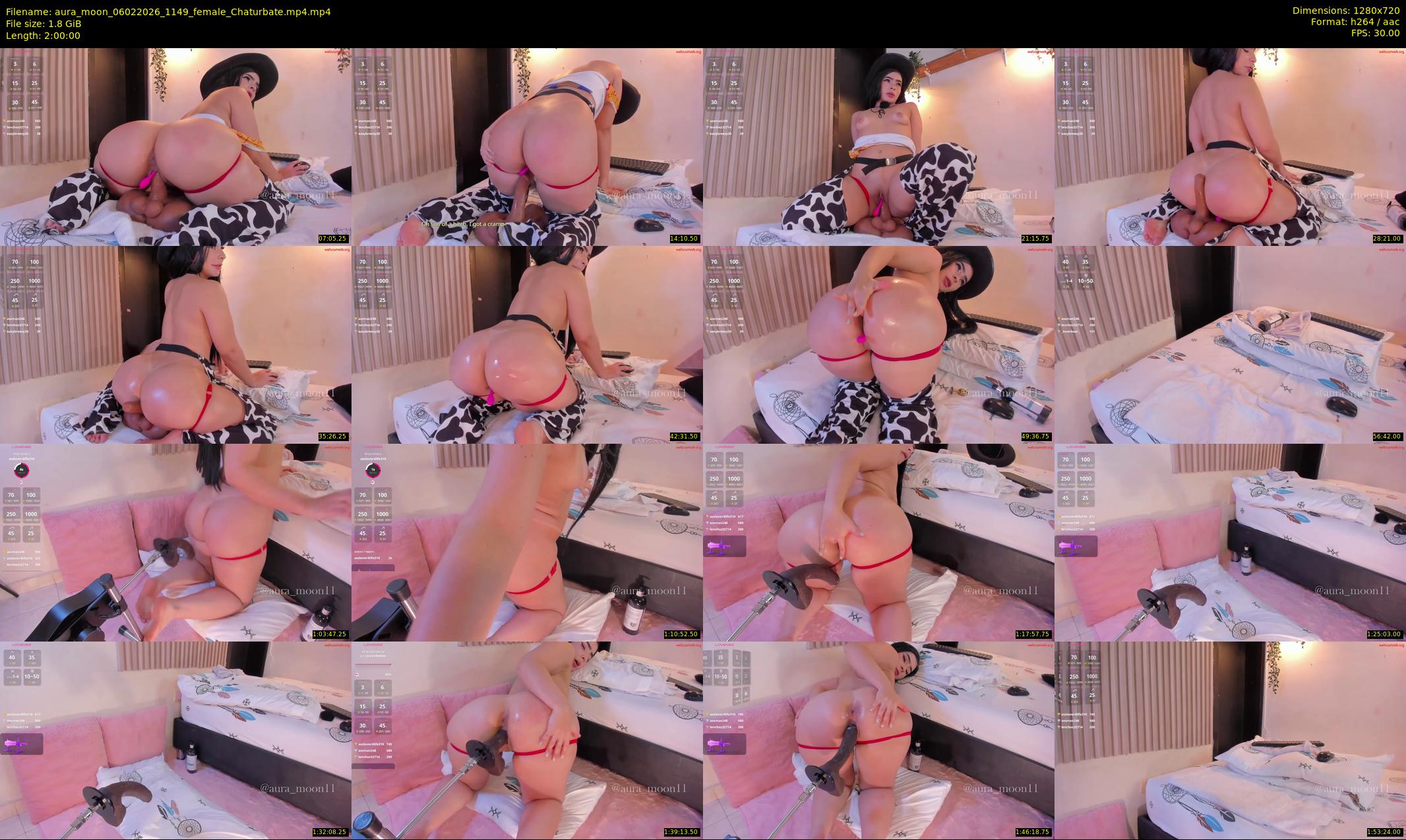 aura_moon — 120 minute Chaturbate female cam show recording, 720p, Feb 6, 2026