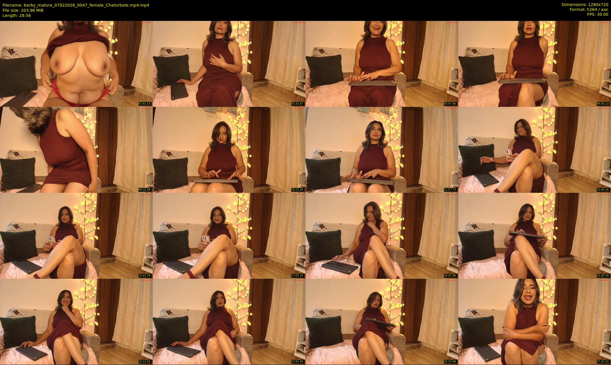 barby_mature — 29 minute Chaturbate female cam show recording, 720p, Feb 7, 2026