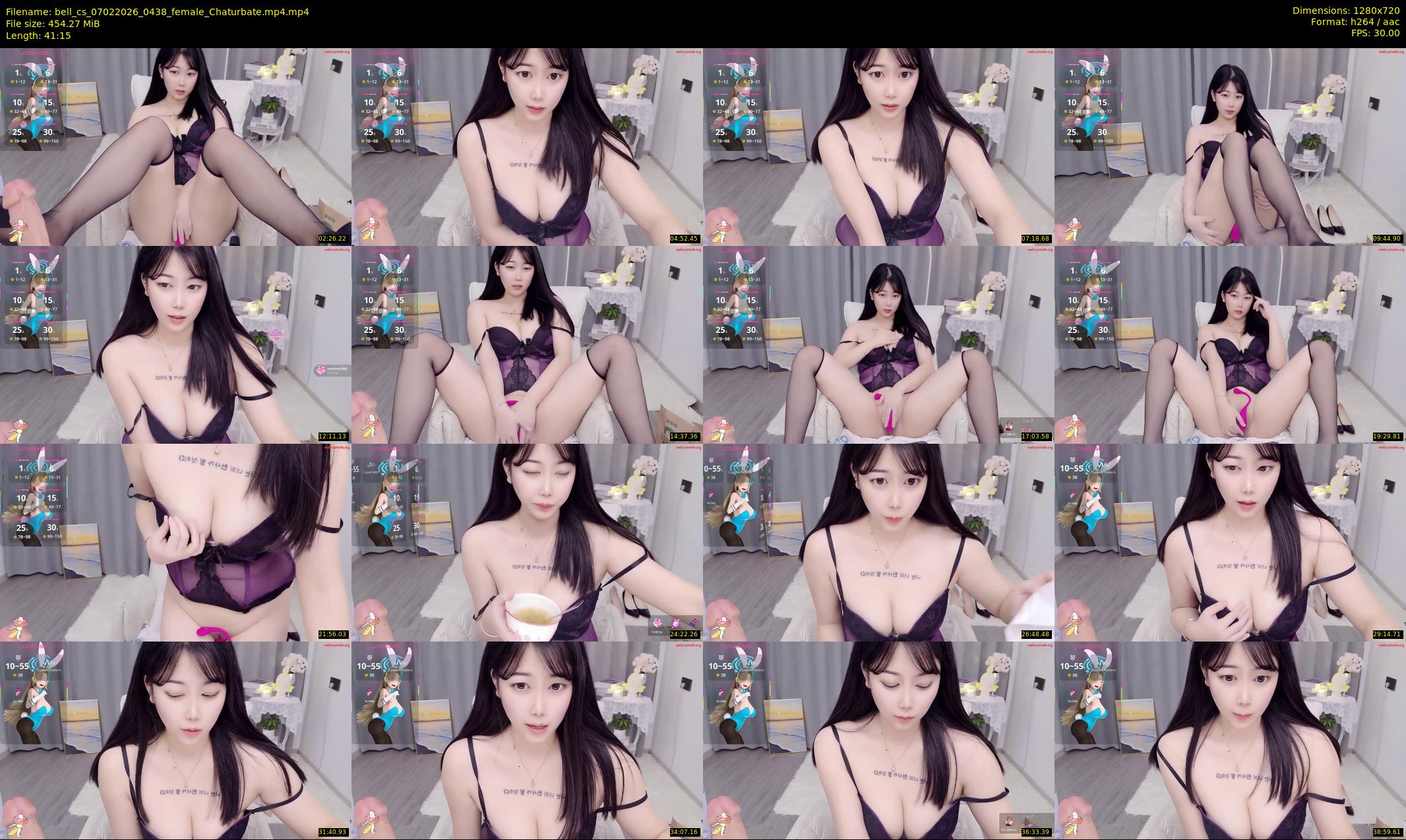 bell_cs — 42 minute Chaturbate female cam show recording, 720p, Feb 7, 2026