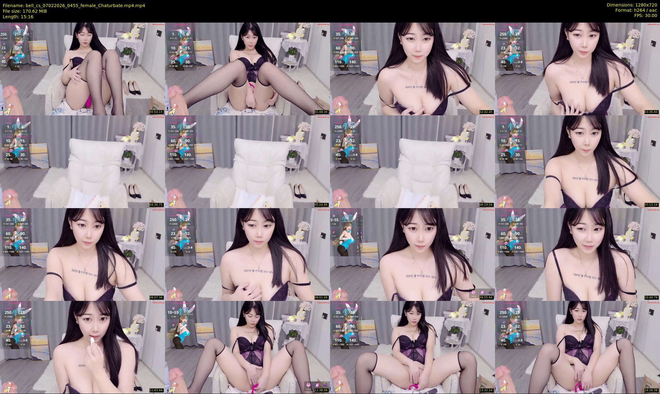 bell_cs — 16 minute Chaturbate female cam show recording, 720p, Feb 7, 2026