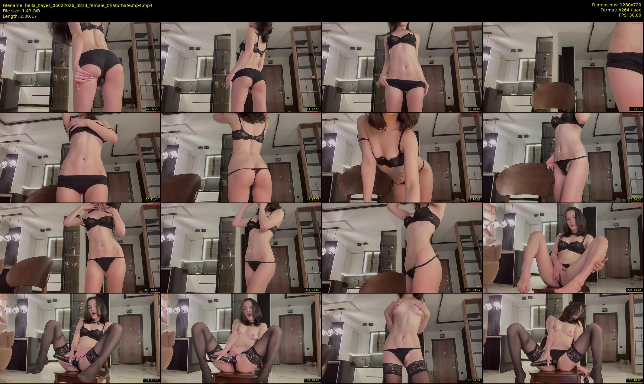 bella_hayes — 121 minute Chaturbate female cam show recording, 720p, Feb 6, 2026