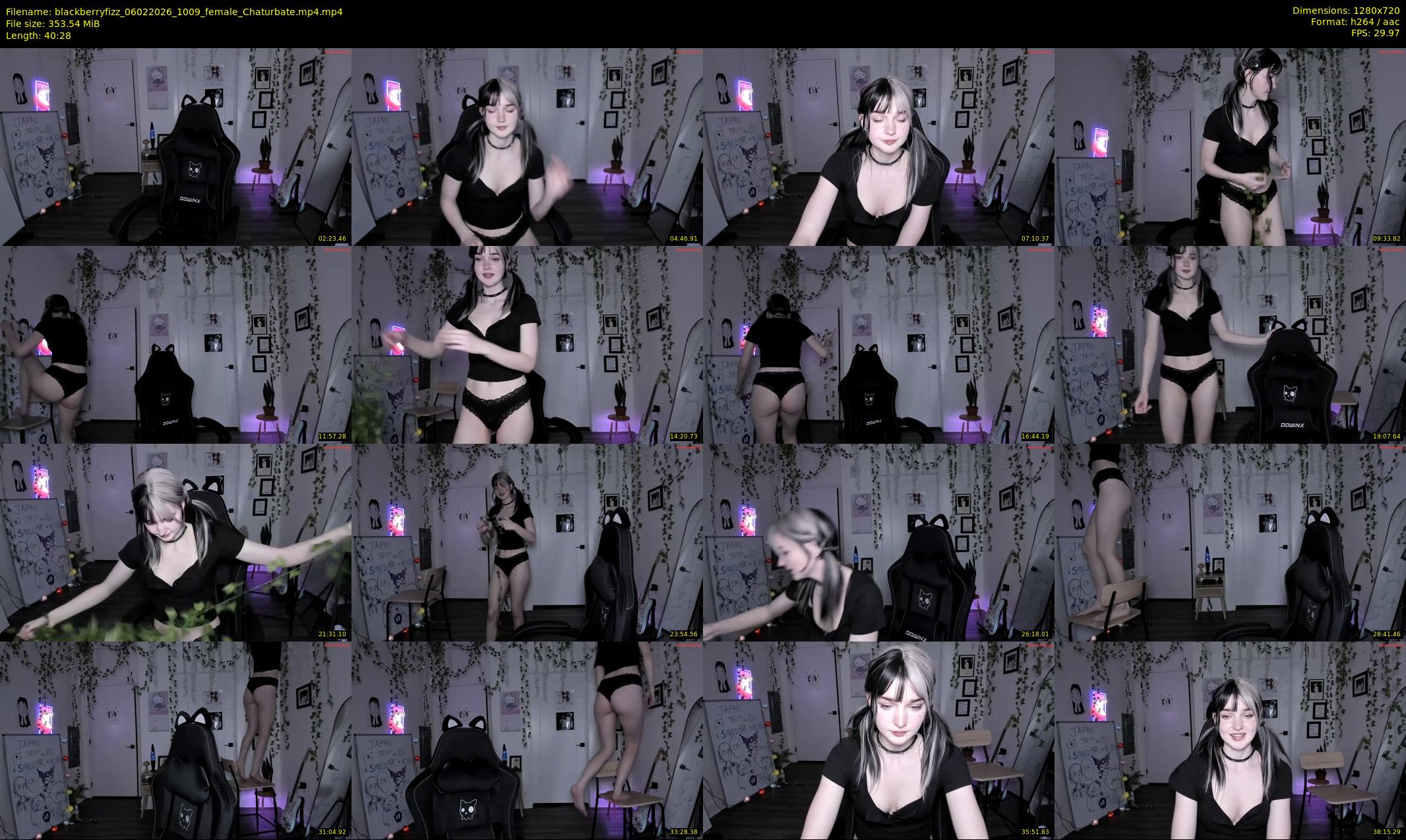 blackberryfizz — 41 minute Chaturbate female cam show recording, 720p, Feb 6, 2026