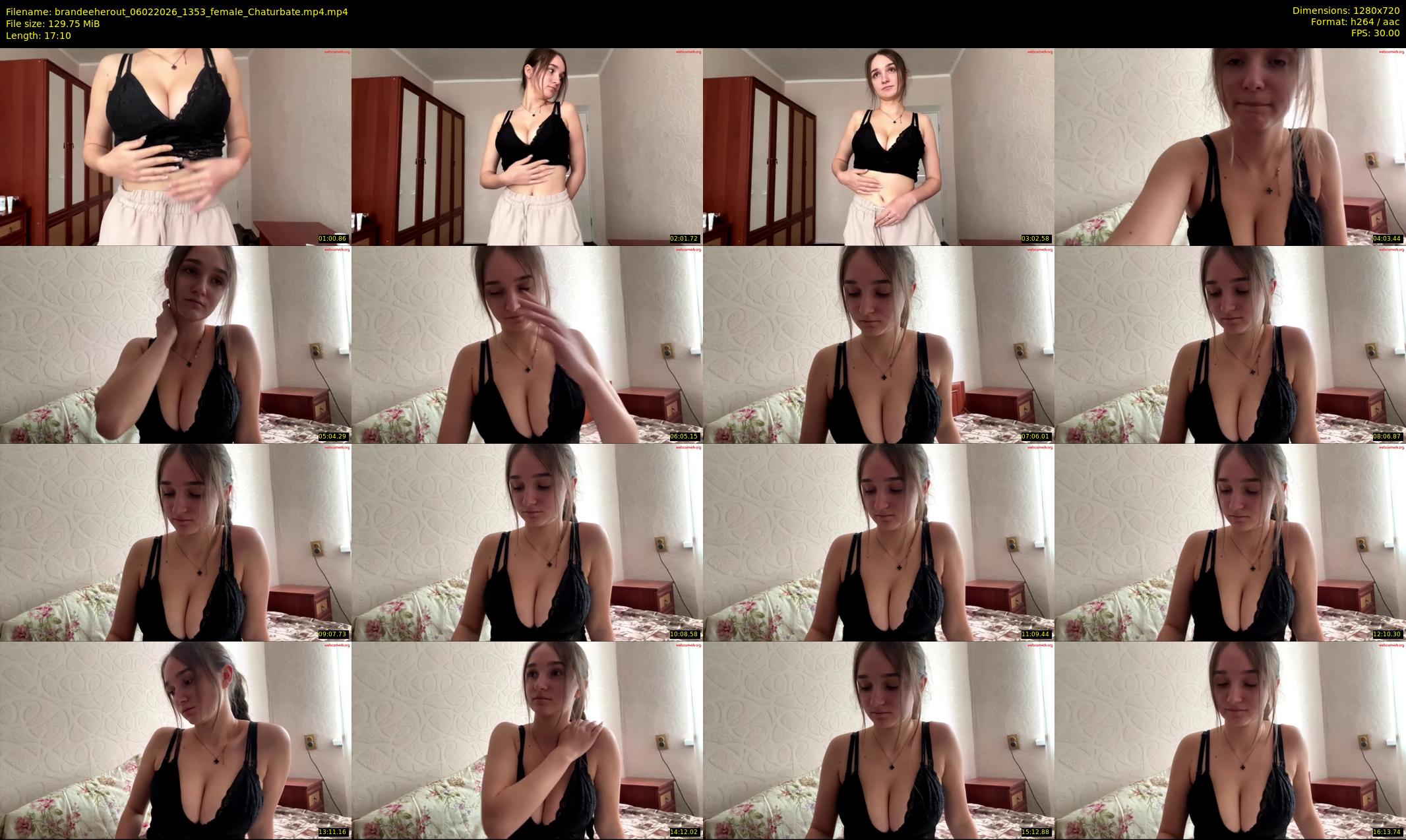 brandeeherout — 18 minute Chaturbate female cam show recording, 720p, Feb 6, 2026