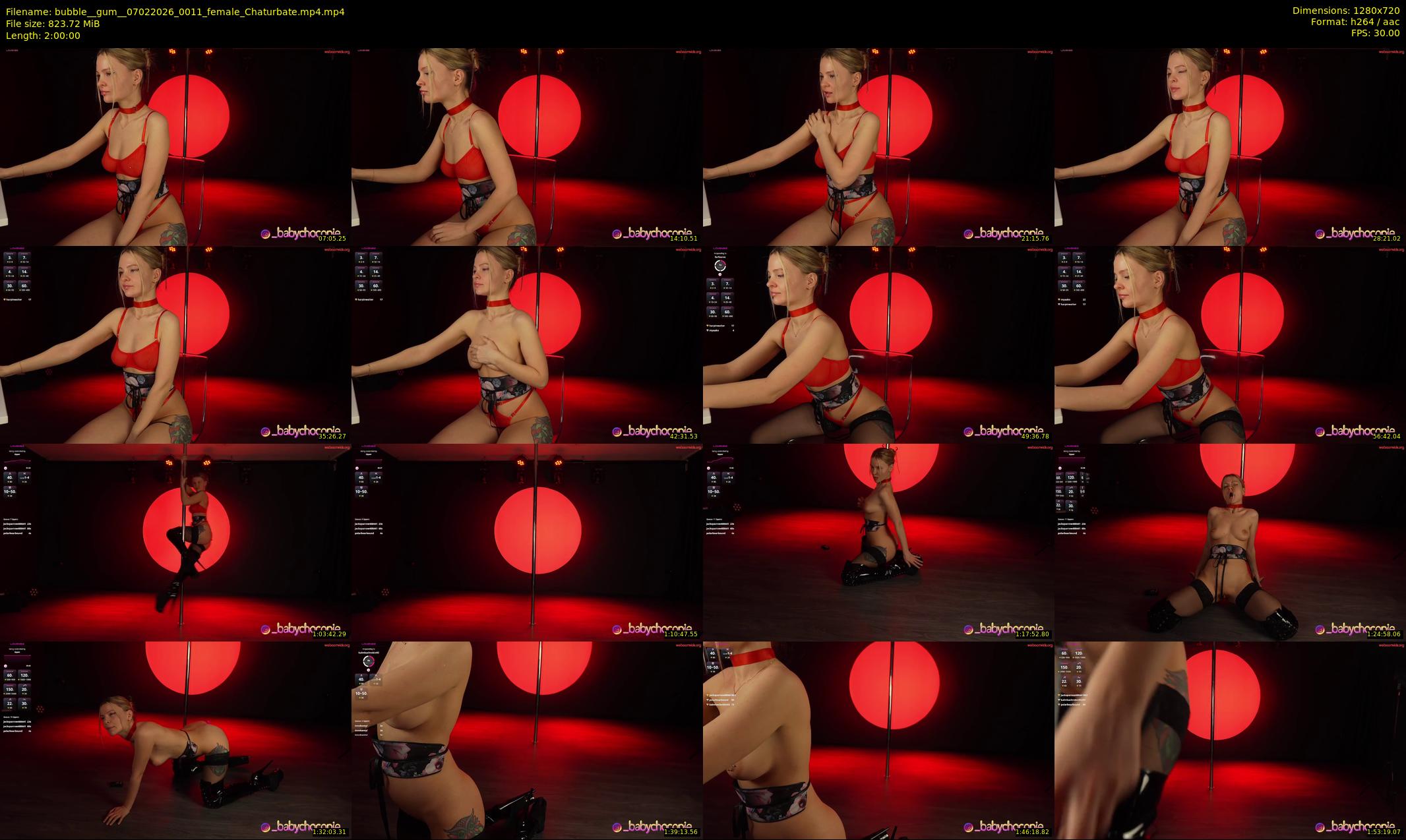 bubble__gum_ — 120 minute Chaturbate female cam show recording, 720p, Feb 7, 2026