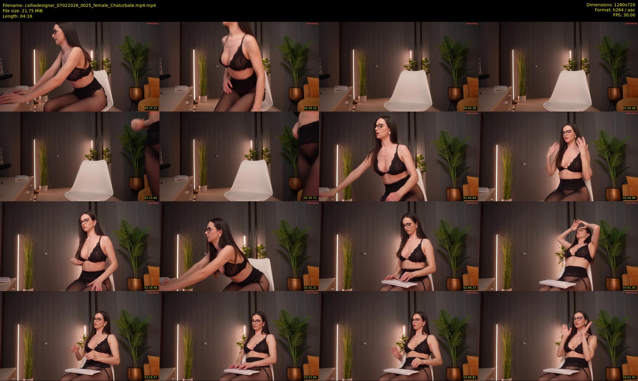 calliadesigner — 5 minute Chaturbate female cam show recording, 720p, Feb 7, 2026