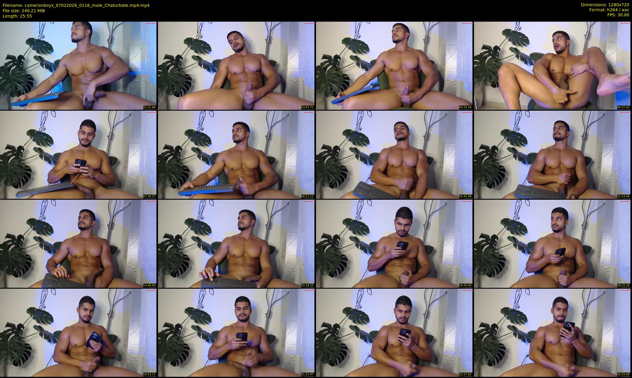 cameronboyx — 26 minute Chaturbate male cam show recording, 720p, Feb 7, 2026