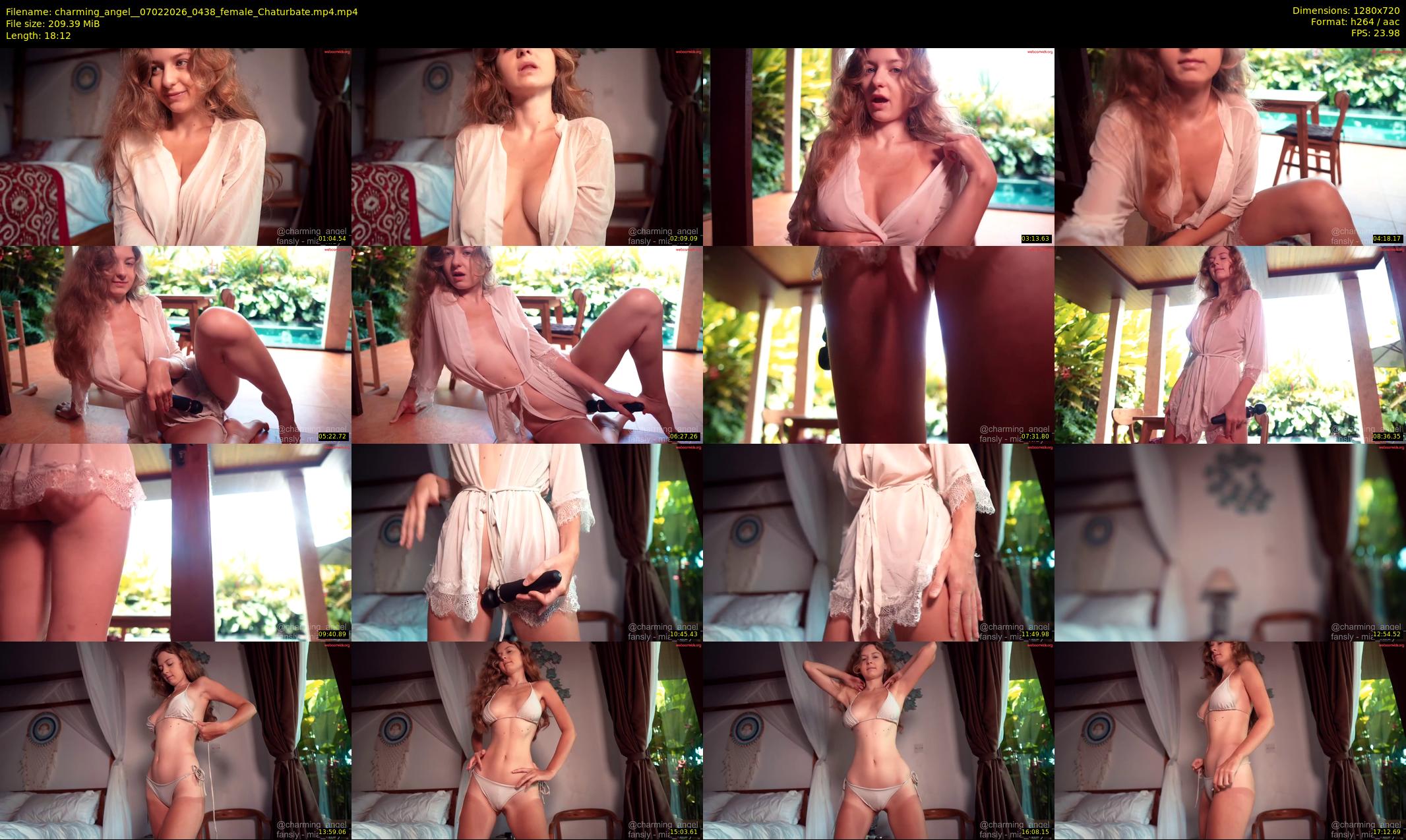 charming_angel_ — 19 minute Chaturbate female cam show recording, 720p, Feb 7, 2026