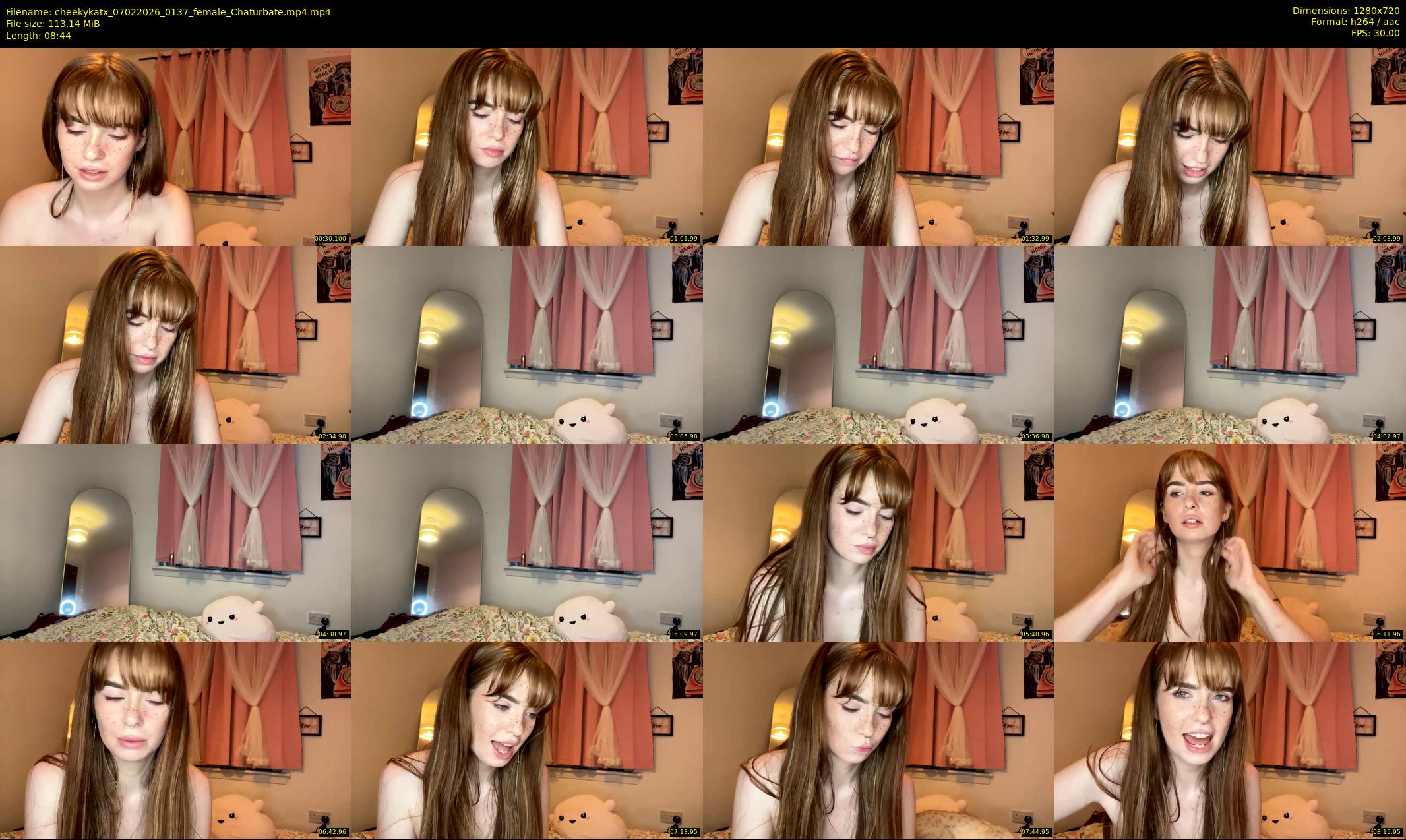 cheekykatx — 9 minute Chaturbate female cam show recording, 720p, Feb 7, 2026