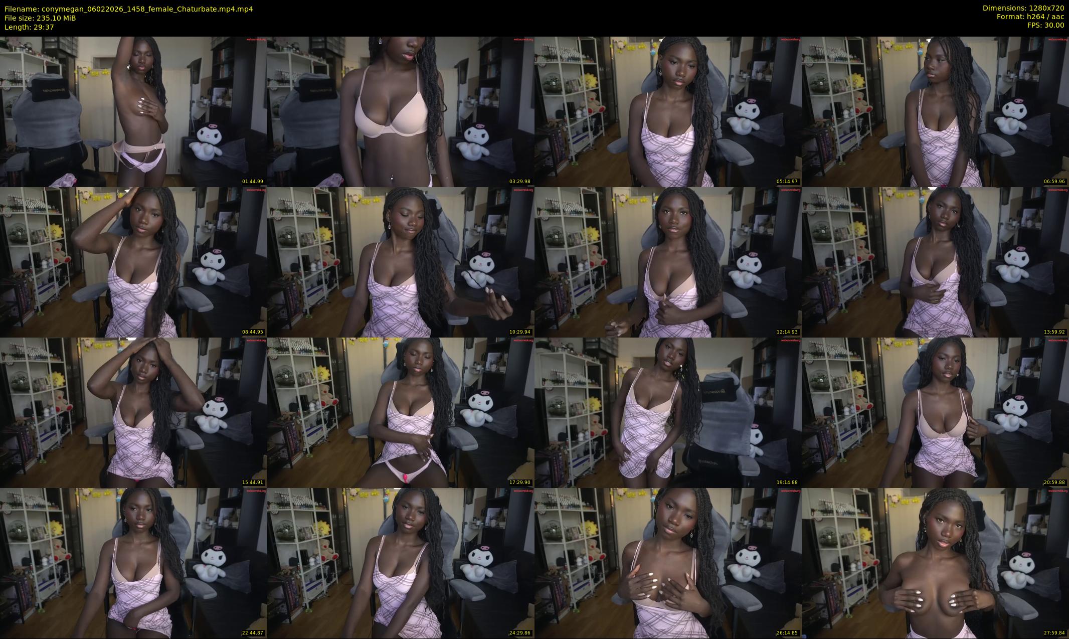 conymegan — 30 minute Chaturbate female cam show recording, 720p, Feb 6, 2026