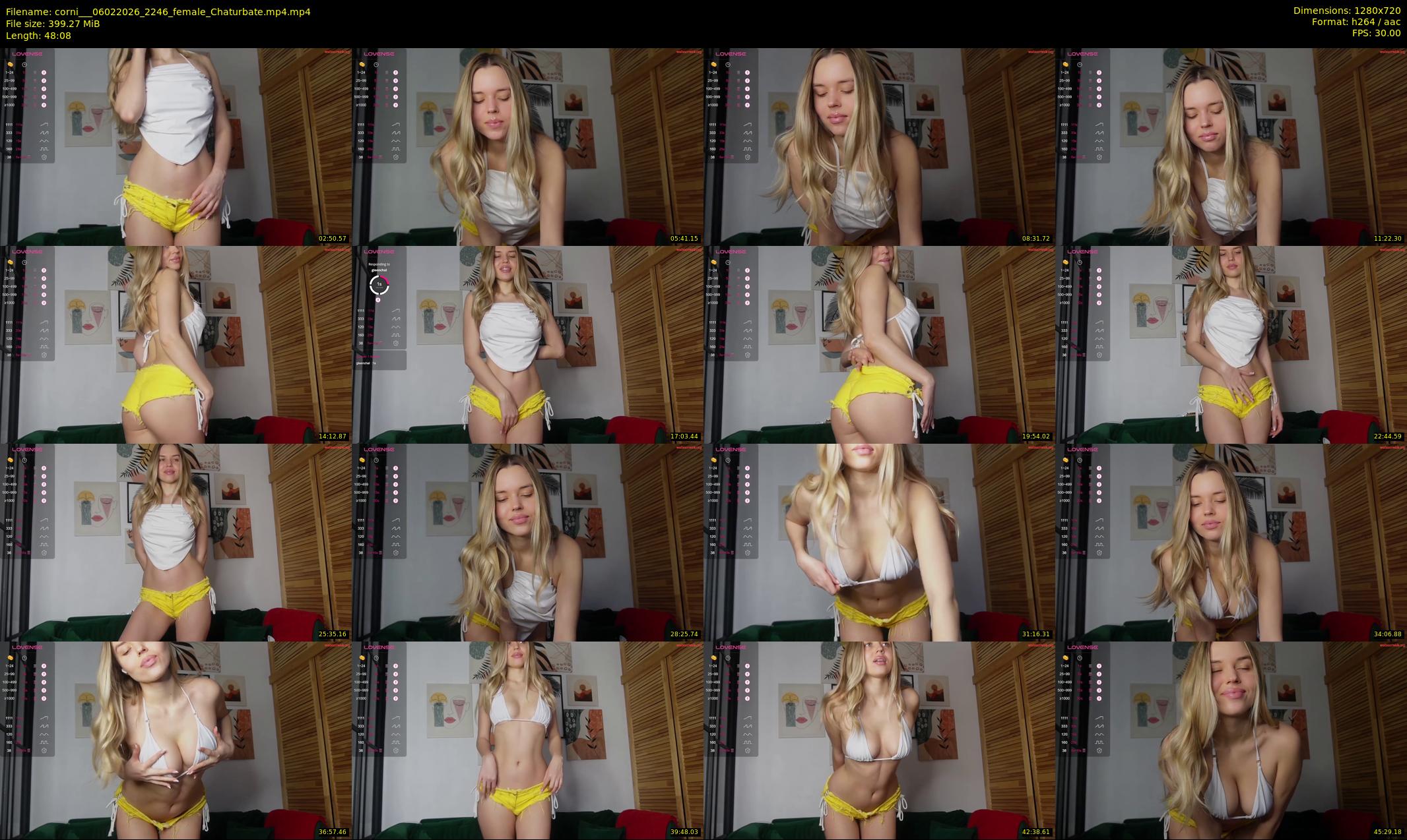 corni__ — 49 minute Chaturbate female cam show recording, 720p, Feb 6, 2026