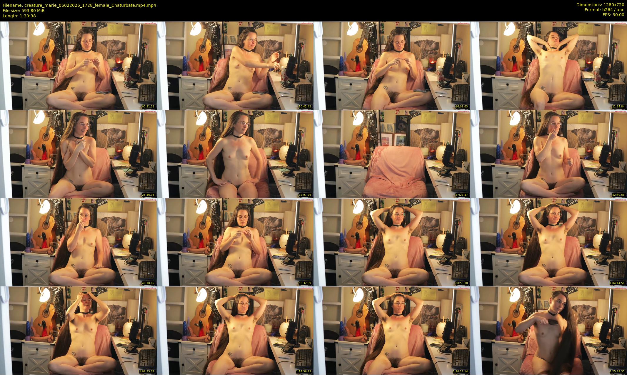 creature_marie — 91 minute Chaturbate female cam show recording, 720p, Feb 6, 2026