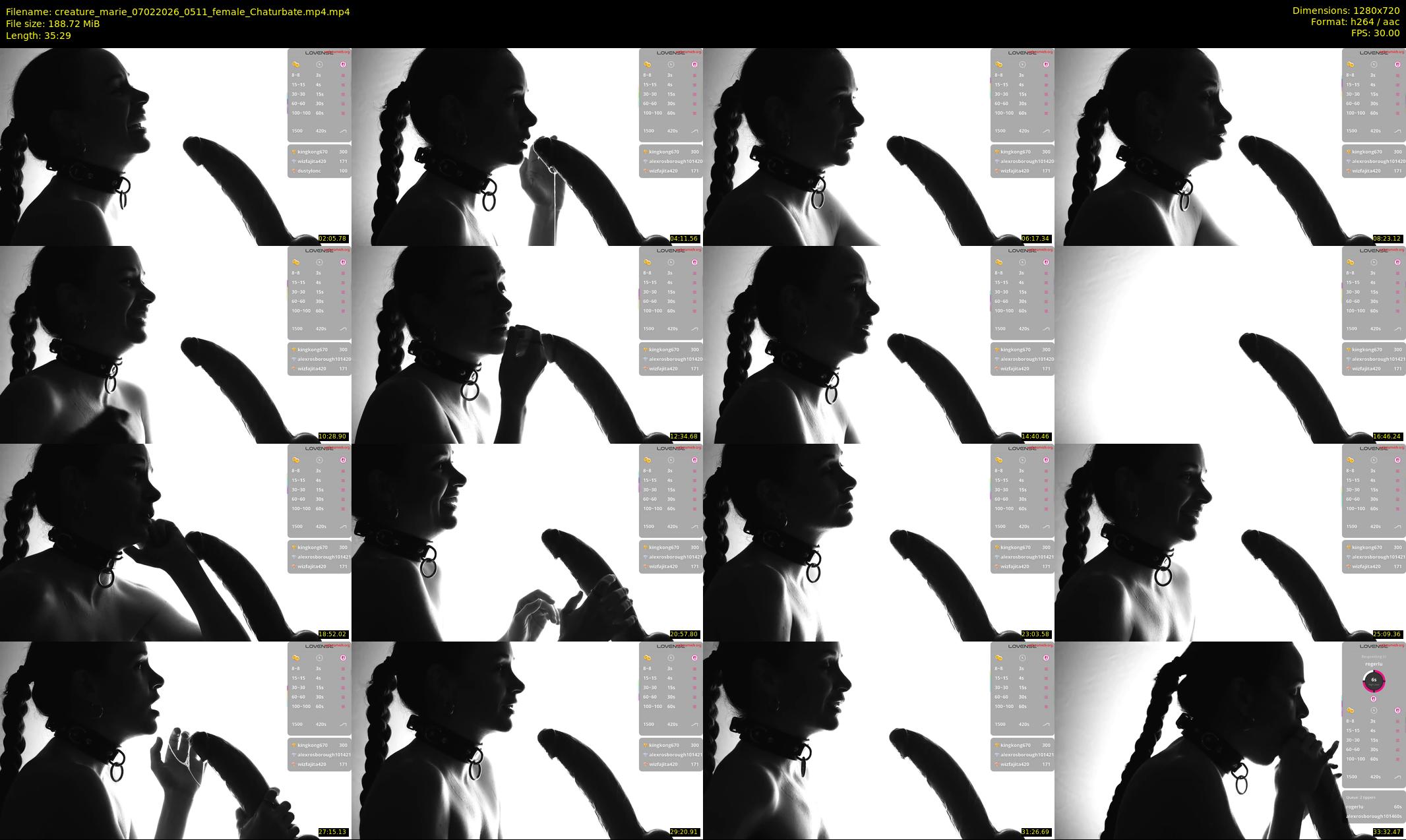 creature_marie — 36 minute Chaturbate female cam show recording, 720p, Feb 7, 2026