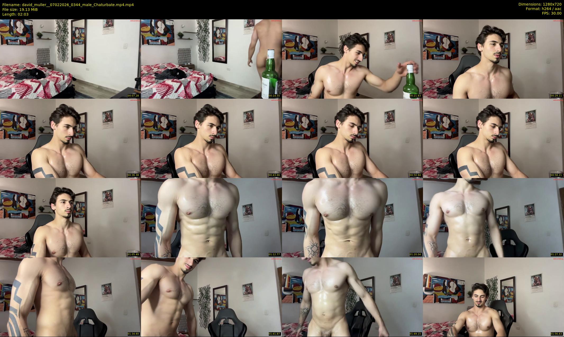 david_muller_ — 3 minute Chaturbate male cam show recording, 720p, Feb 7, 2026