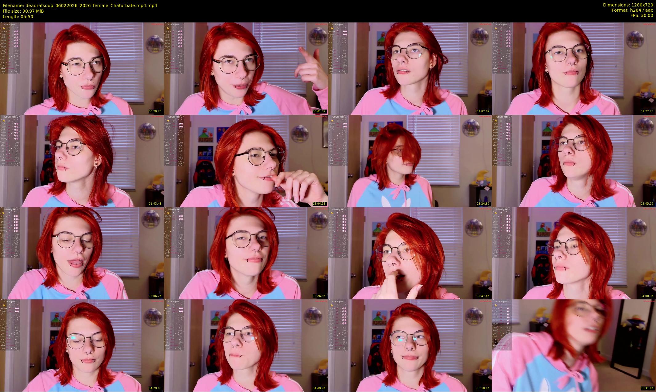 deadratsoup — 6 minute Chaturbate female cam show recording, 720p, Feb 6, 2026