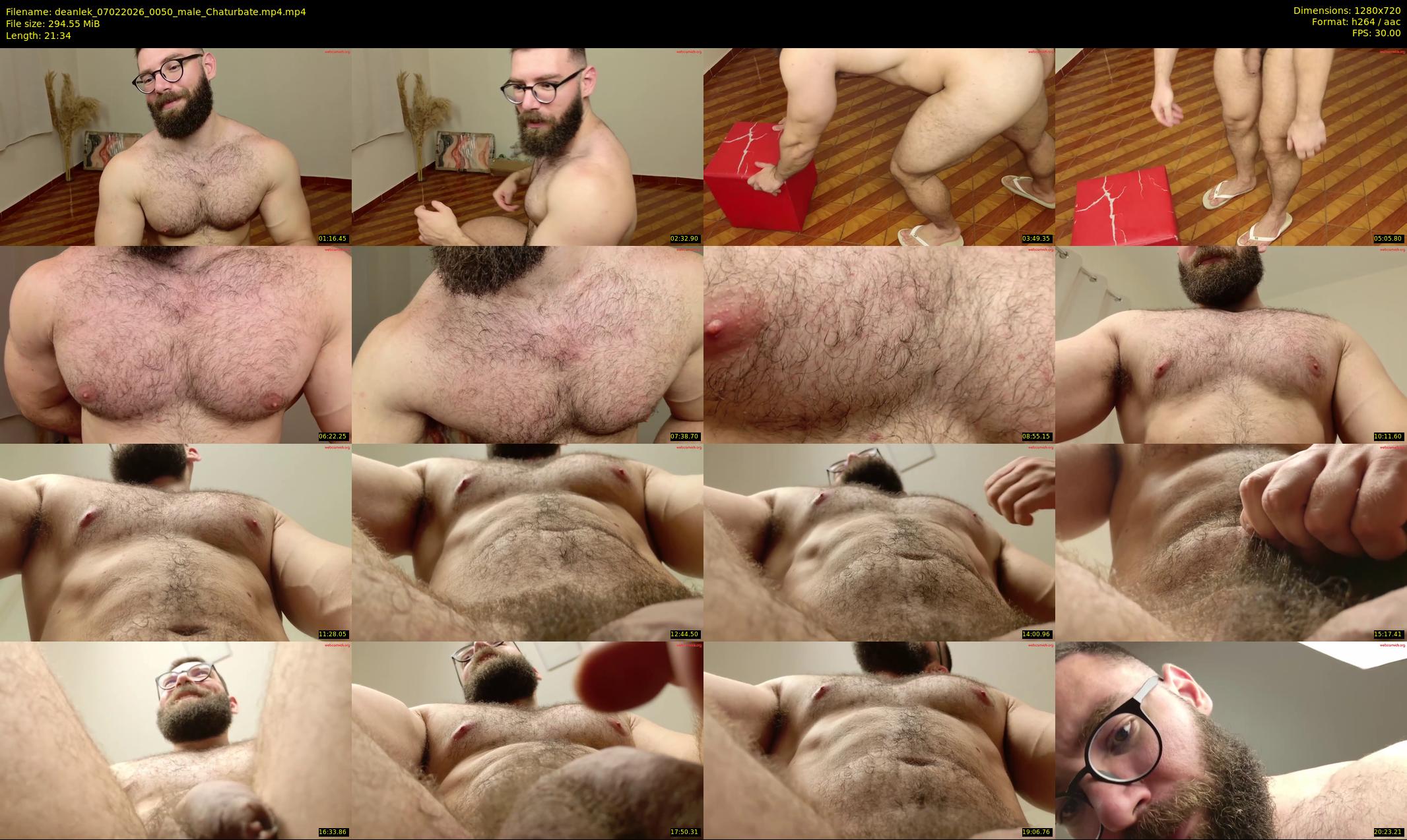 deanlek — 22 minute Chaturbate male cam show recording, 720p, Feb 7, 2026