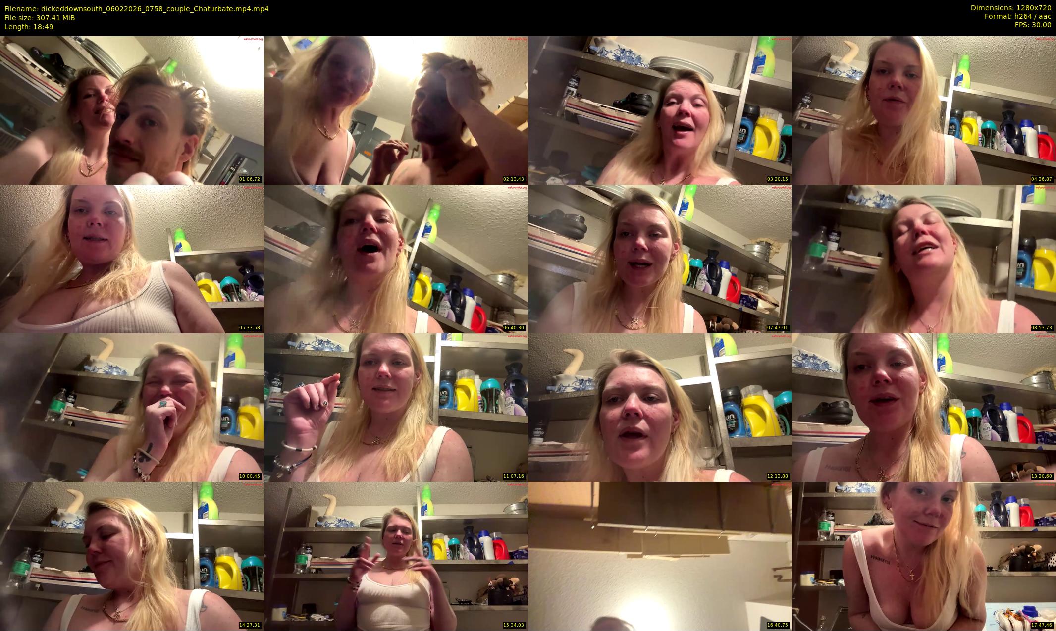 dickeddownsouth — 19 minute Chaturbate couple cam show recording, 720p, Feb 6, 2026