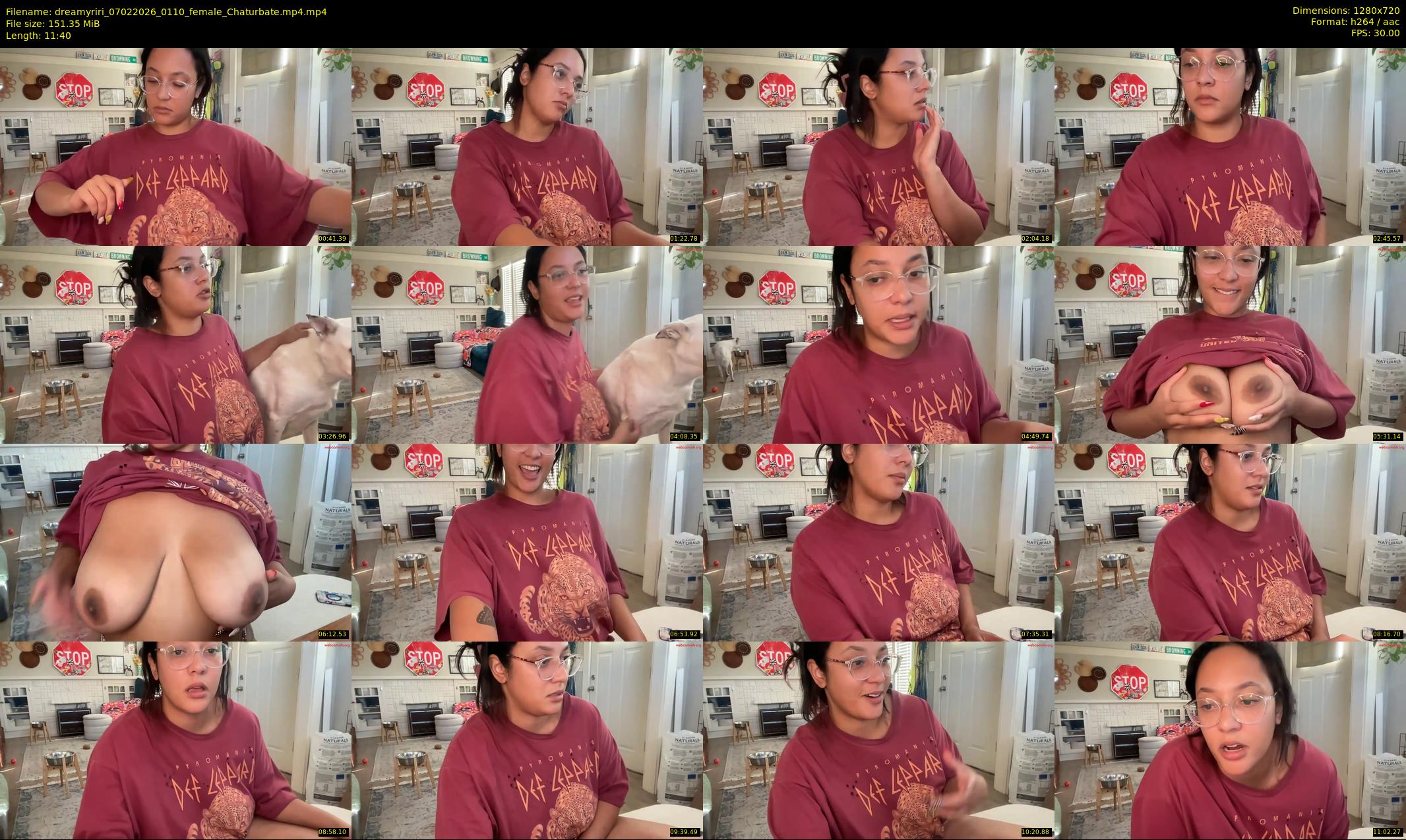 dreamyriri — 12 minute Chaturbate female cam show recording, 720p, Feb 7, 2026