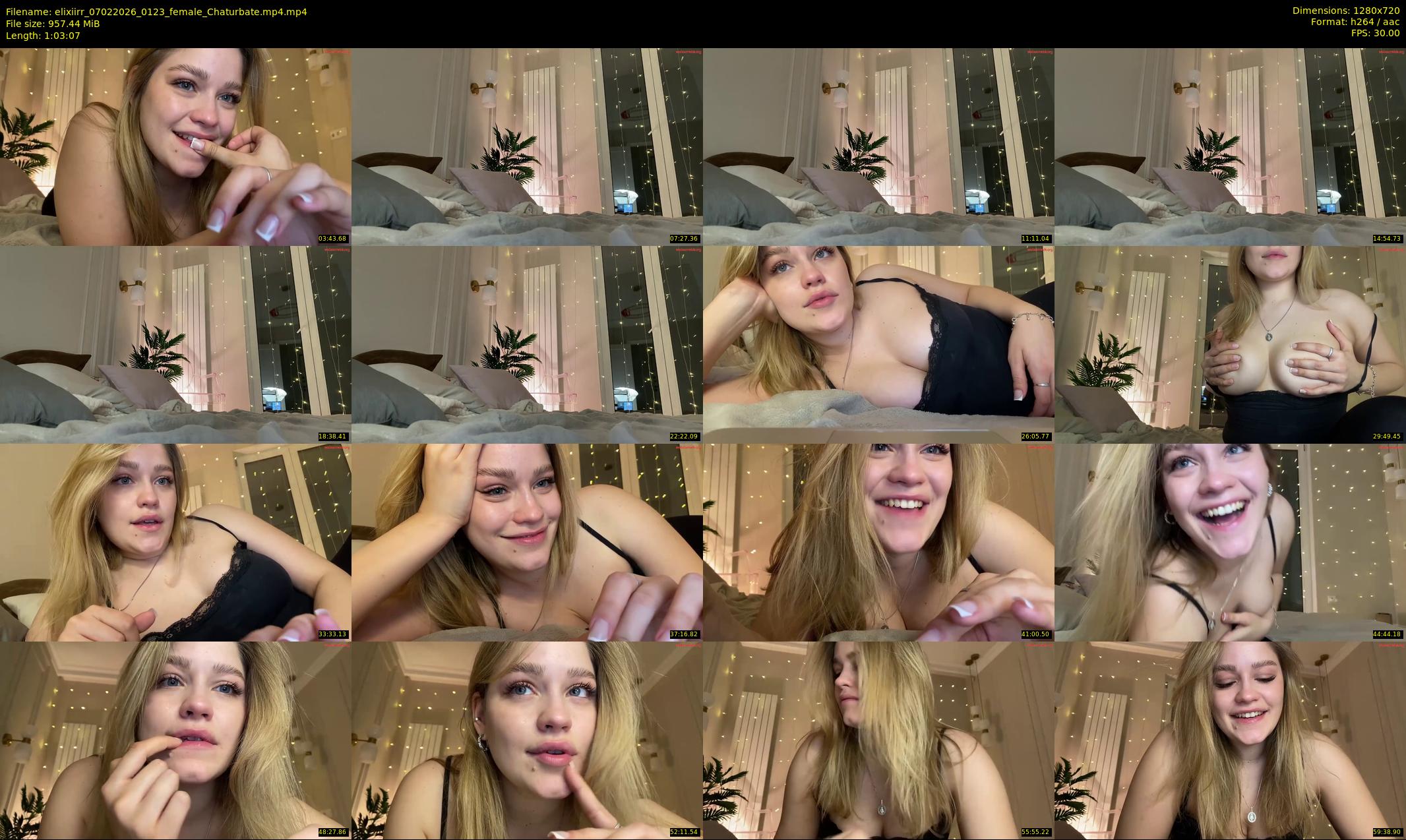 elixiirr — 64 minute Chaturbate female cam show recording, 720p, Feb 7, 2026