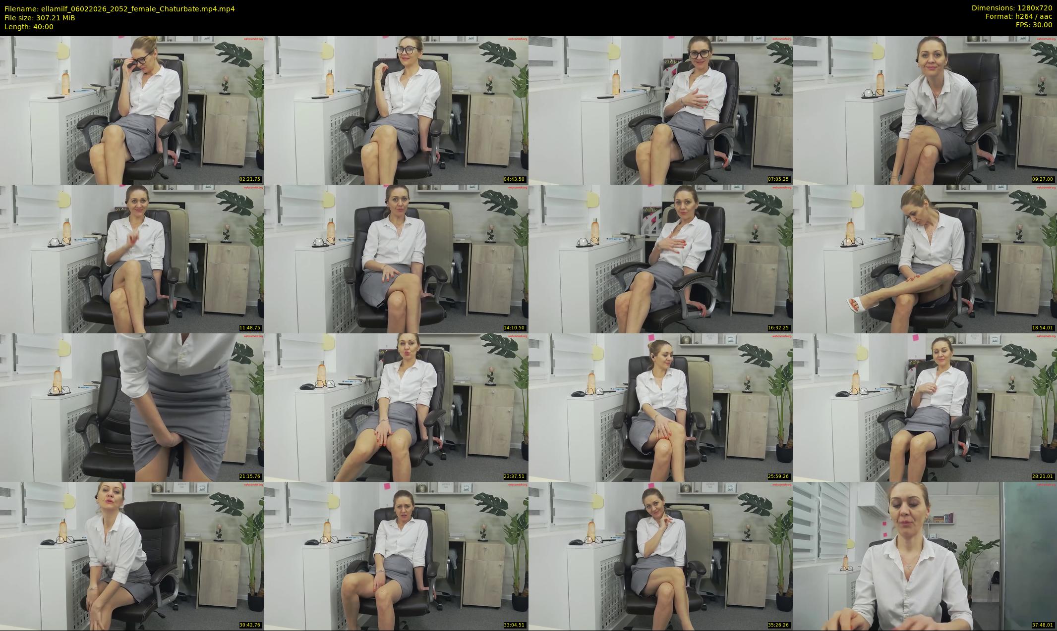 ellamilf — 40 minute Chaturbate female cam show recording, 720p, Feb 6, 2026