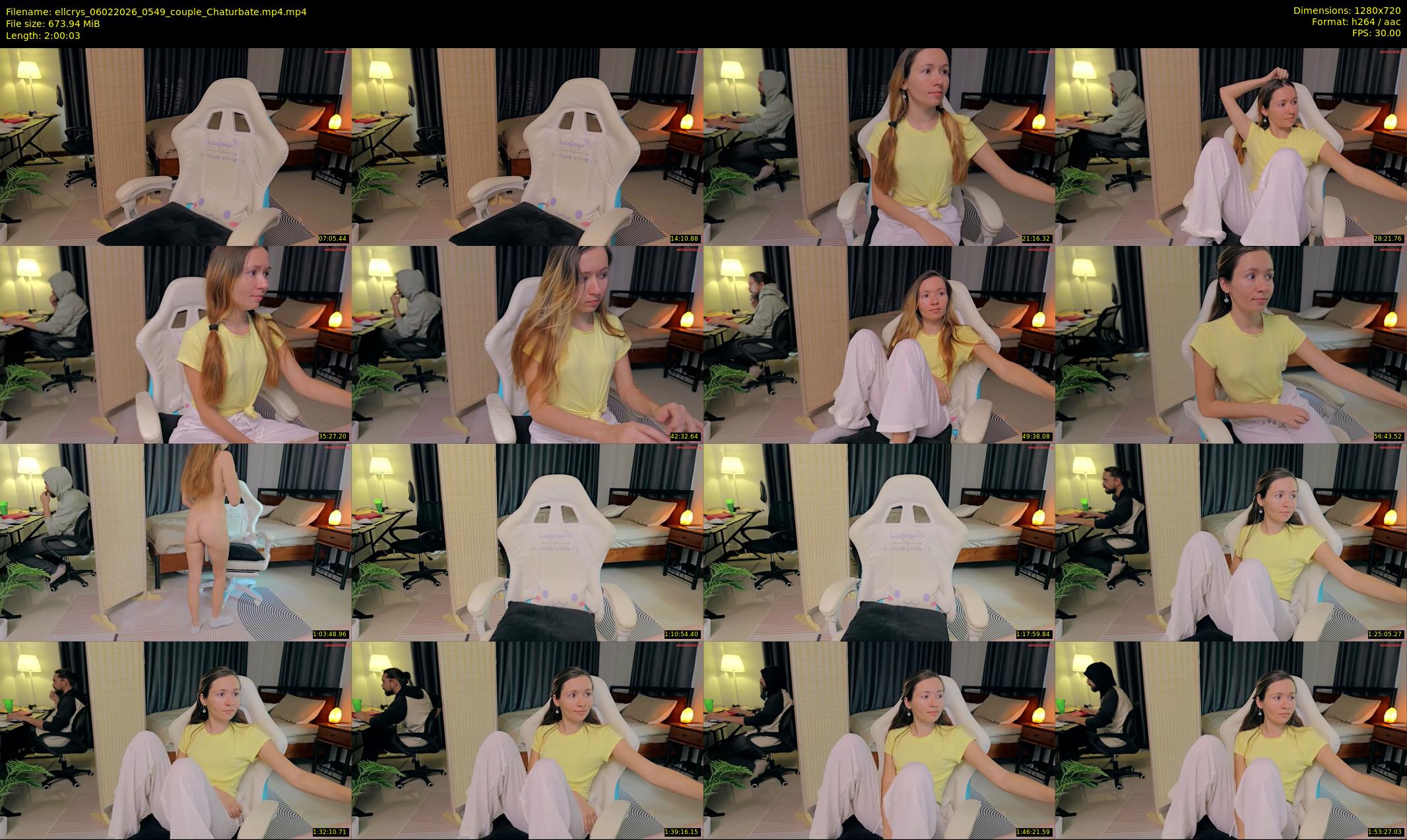 ellcrys — 121 minute Chaturbate couple cam show recording, 720p, Feb 6, 2026