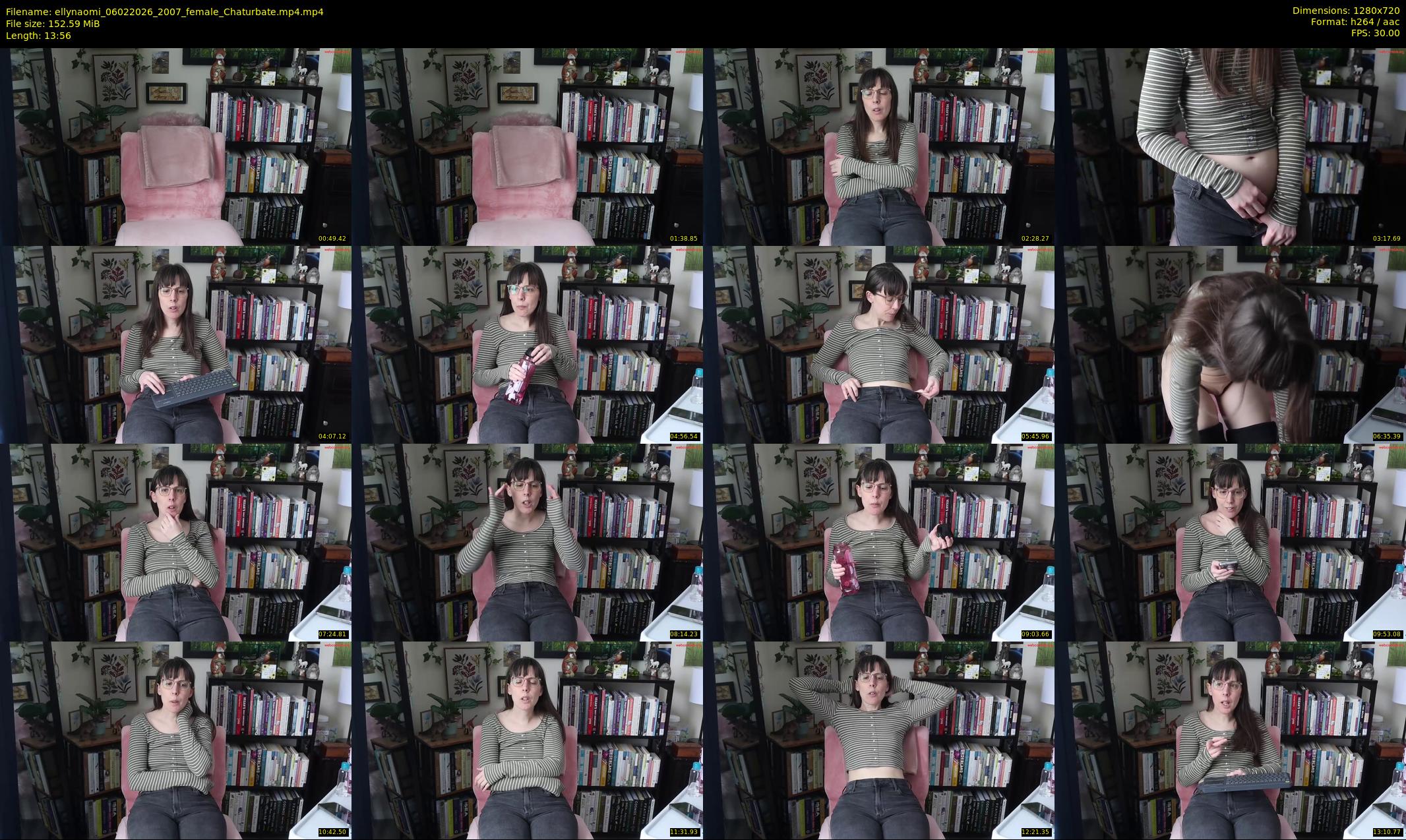 ellynaomi — 14 minute Chaturbate female cam show recording, 720p, Feb 6, 2026